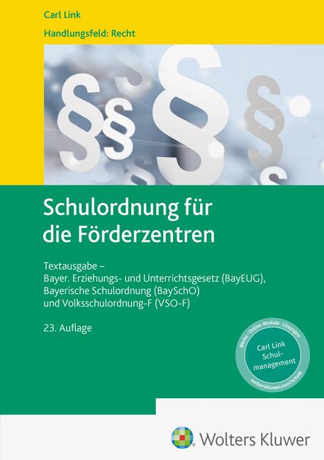 Schulordnung für die Förderzentren