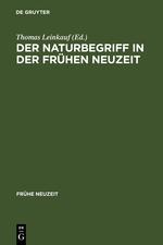 Der Naturbegriff in der Frühen Neuzeit