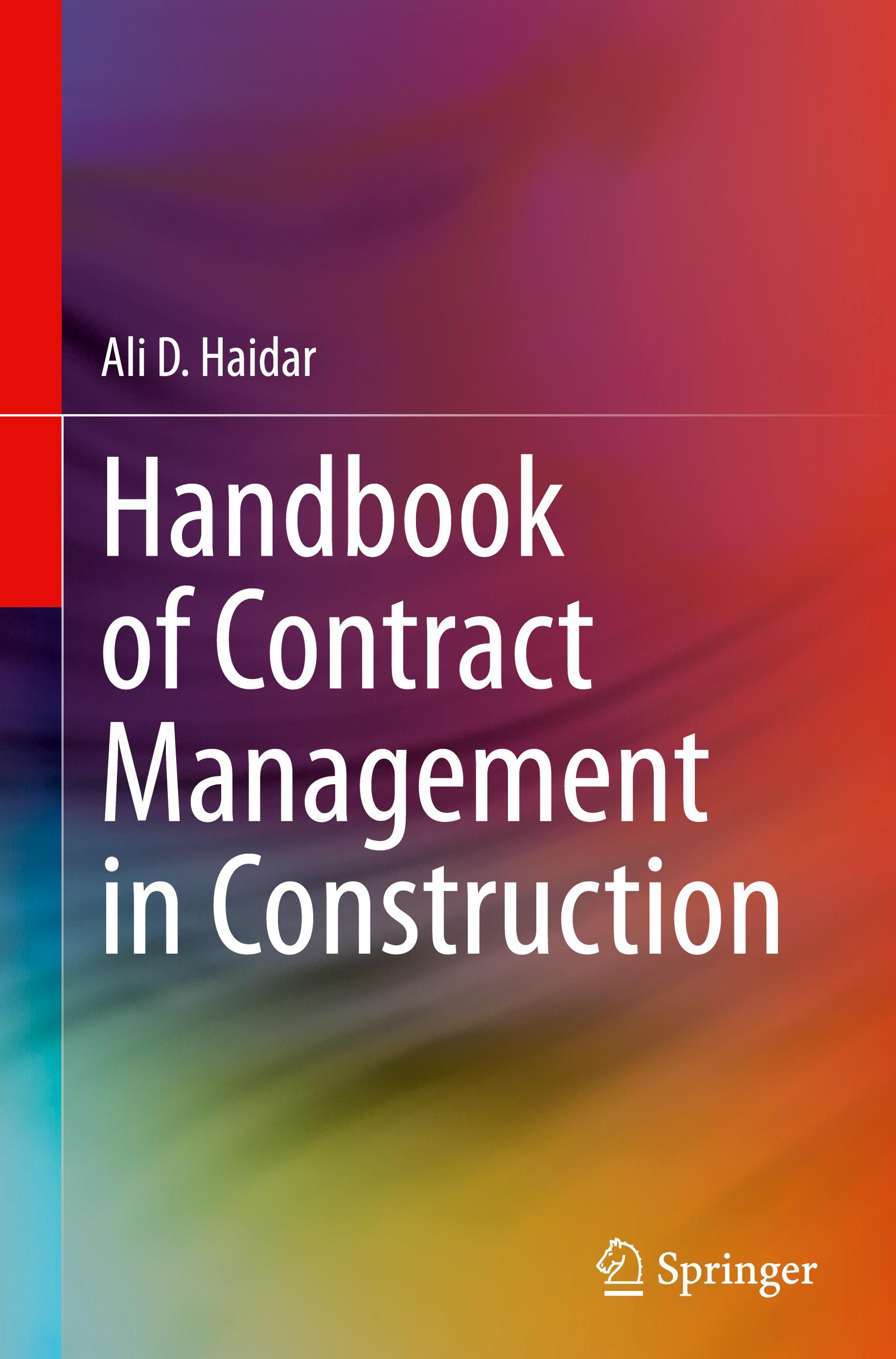 Handbook of Contract Management in Construction