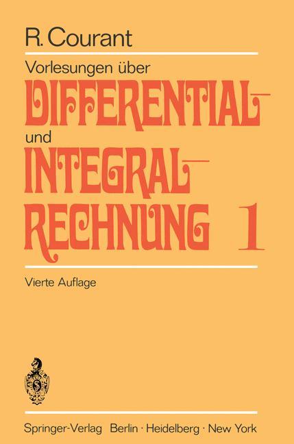 Vorlesungen über Differential- und Integralrechnung