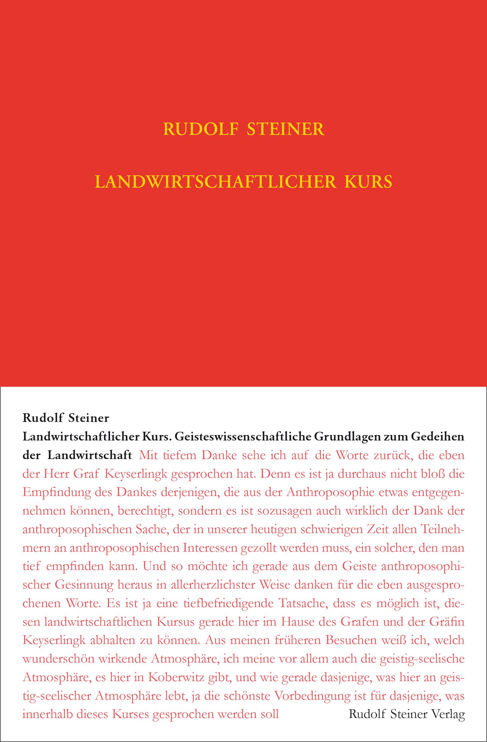 Landwirtschaftlicher Kurs