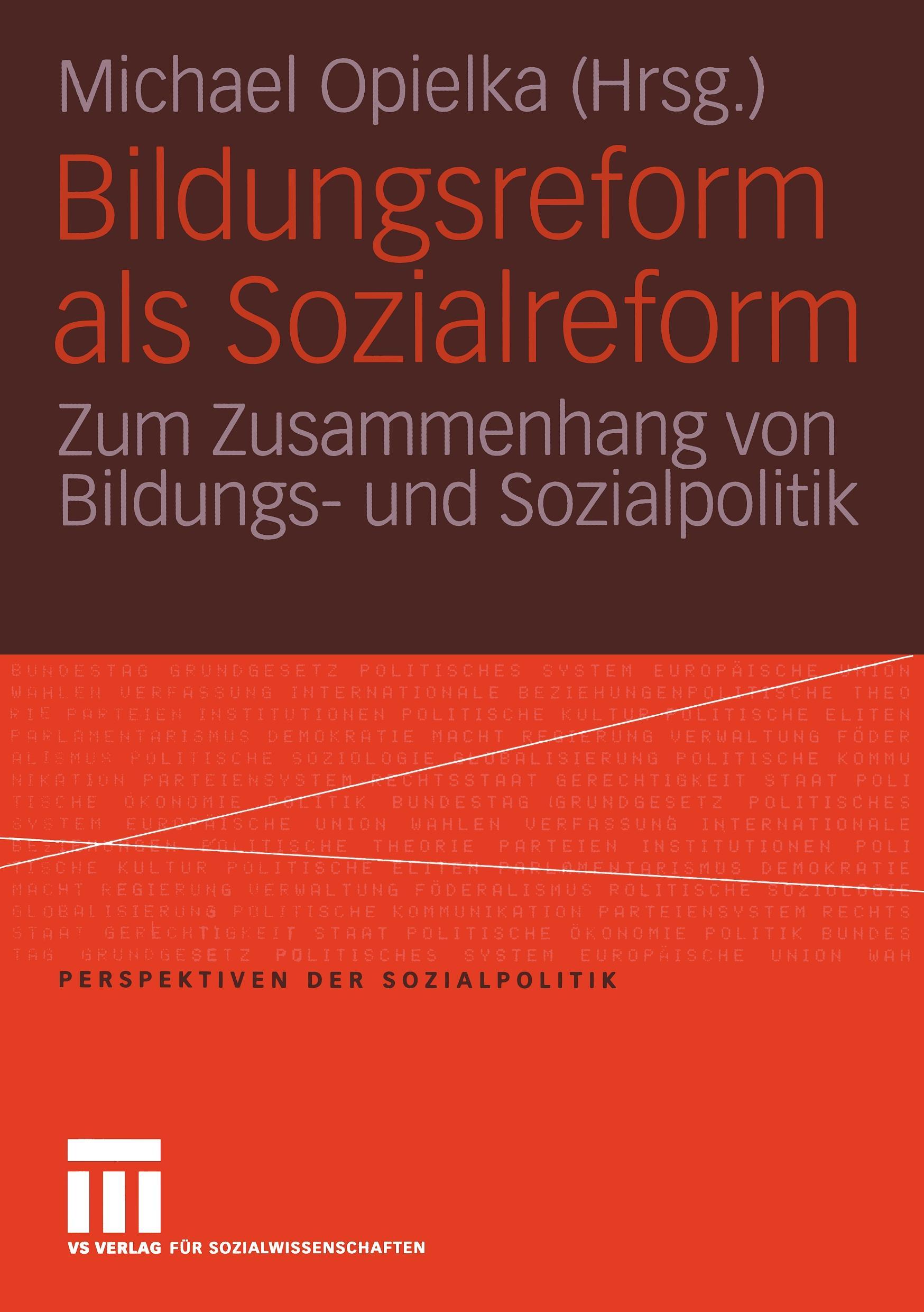 Bildungsreform als Sozialreform