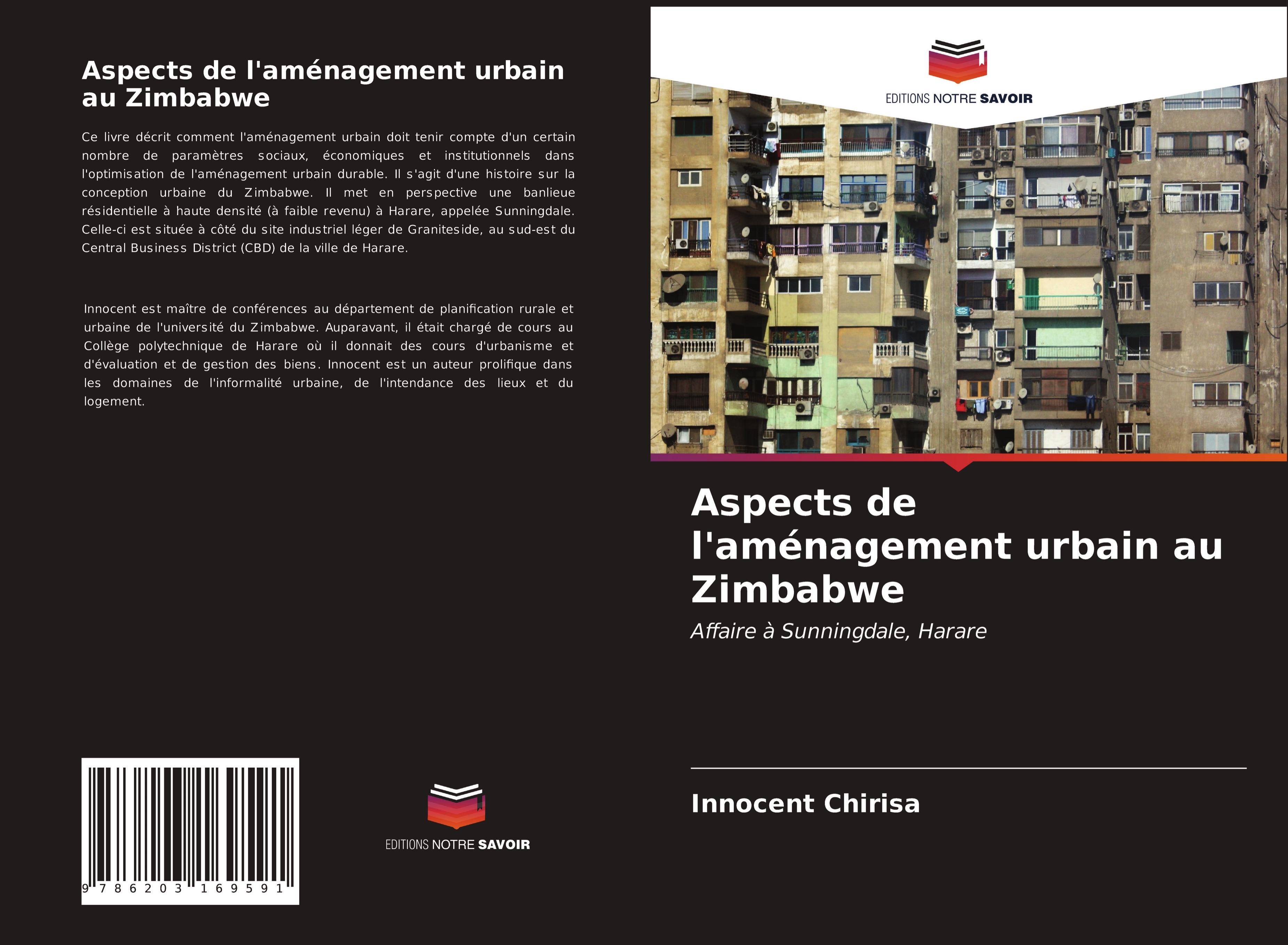 Aspects de l'aménagement urbain au Zimbabwe