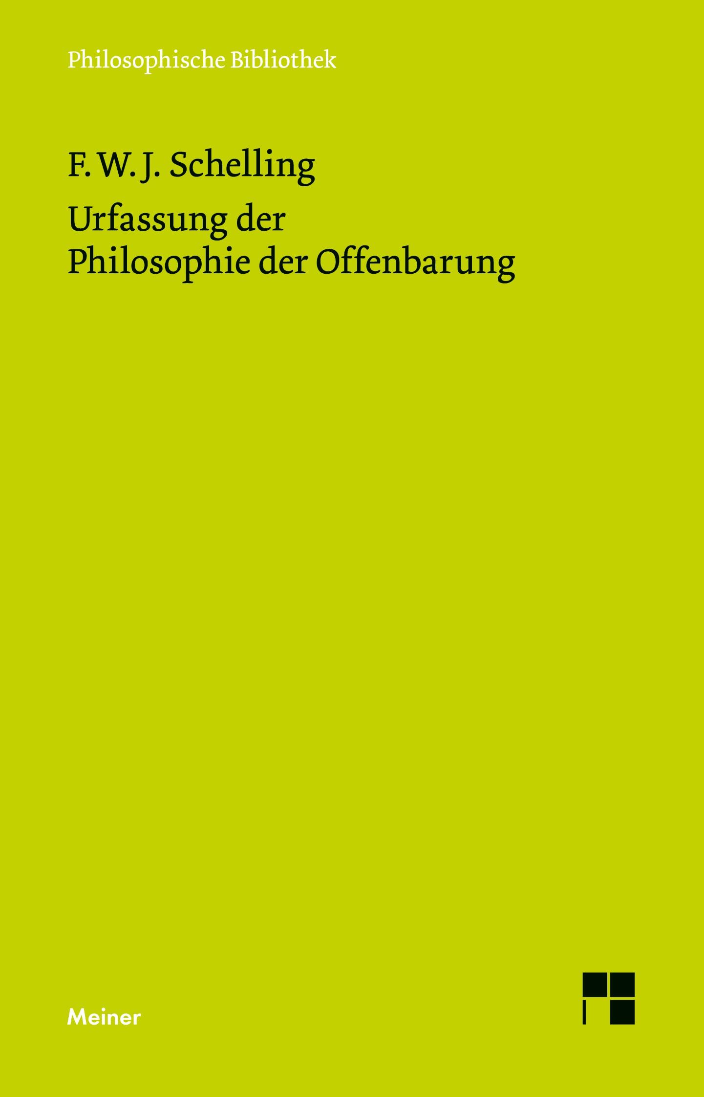 Urfassung der Philosophie der Offenbarung