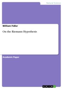 On the Riemann Hypothesis