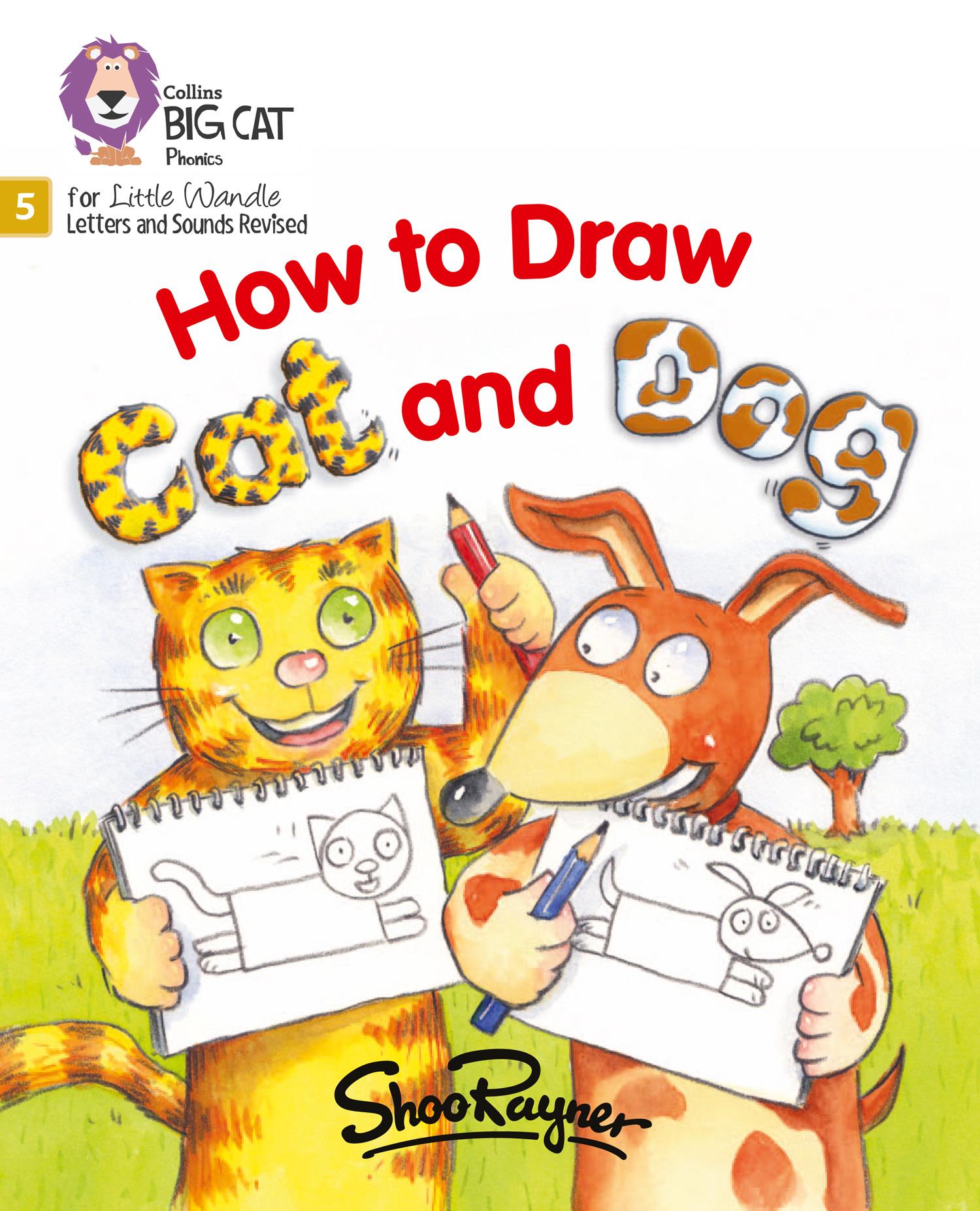 How to Draw Cat and Dog