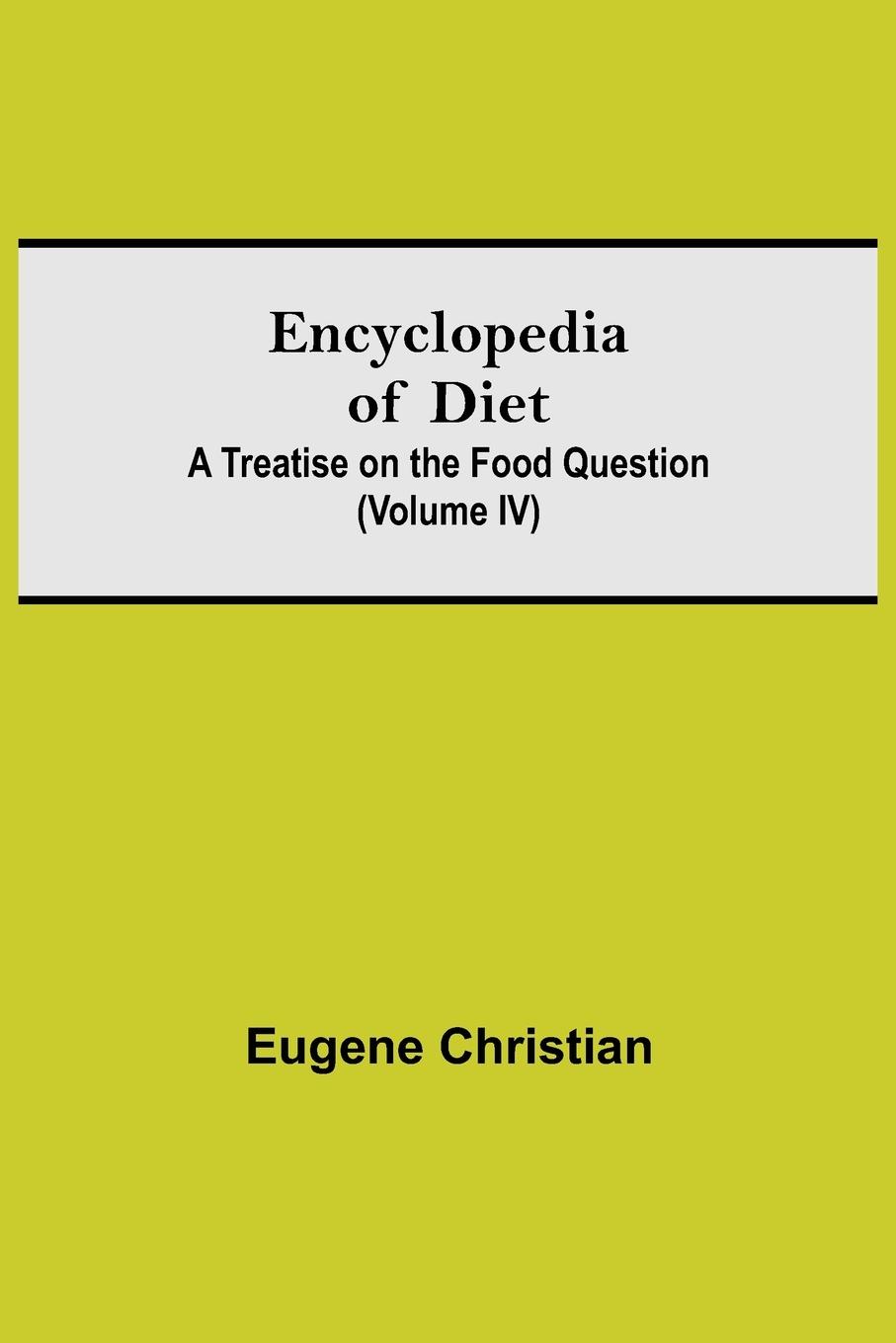 Encyclopedia Of Diet