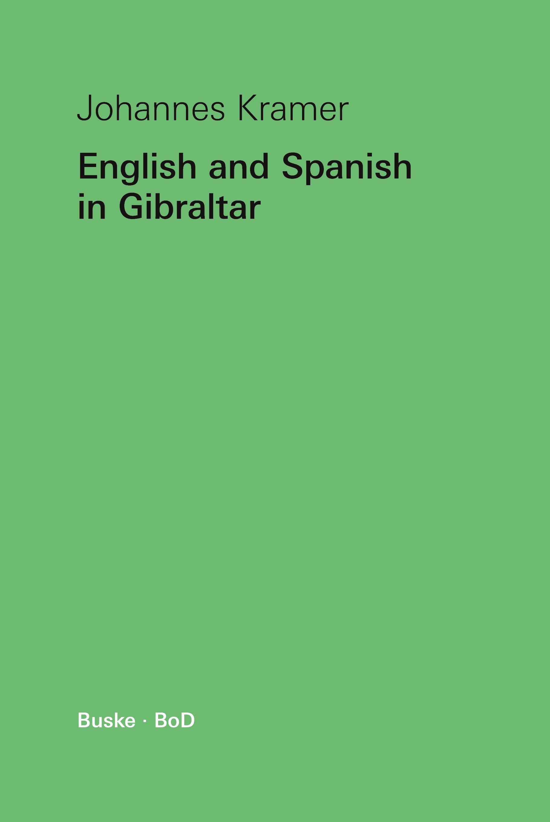 English and Spanish in Gibraltar