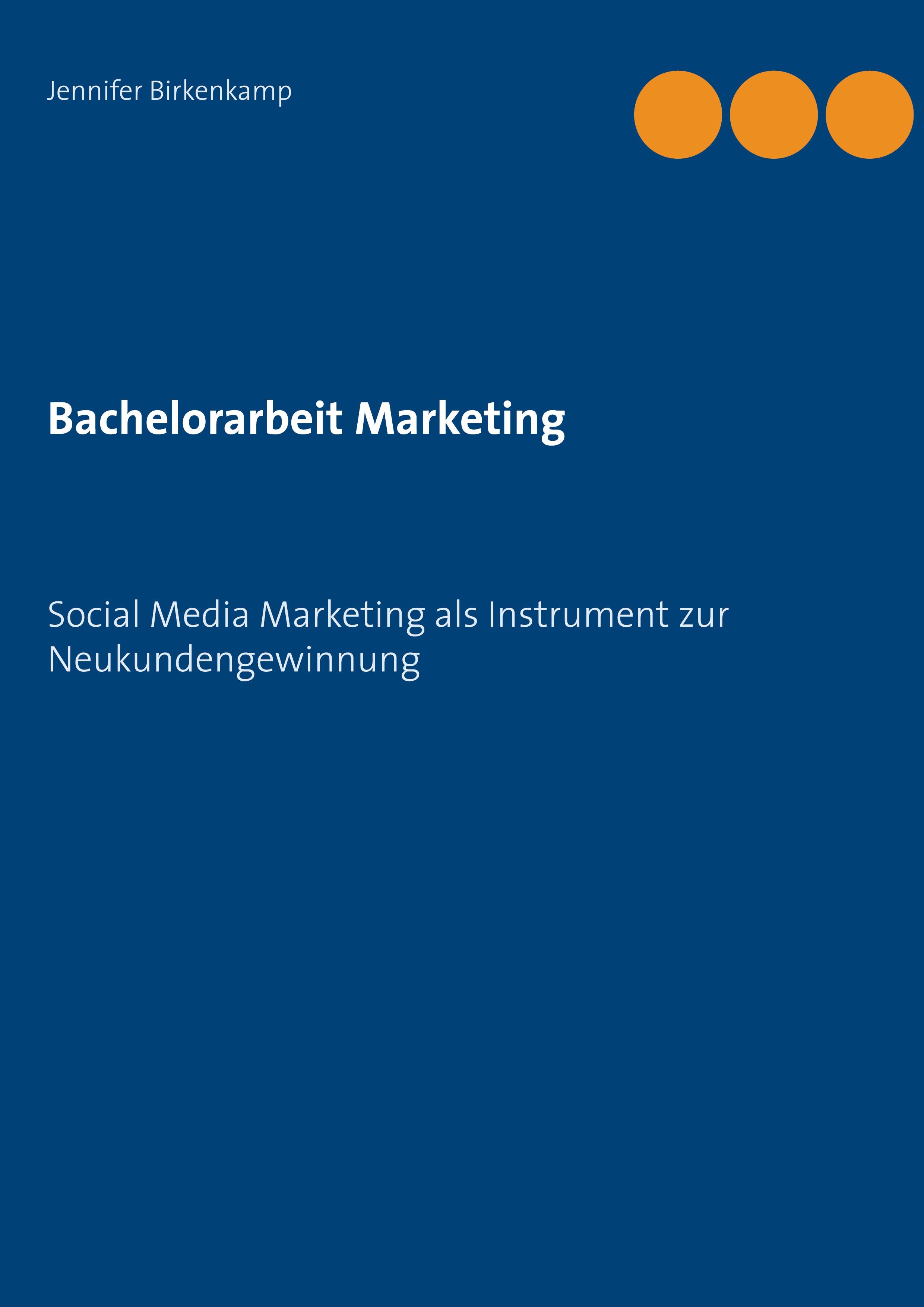 Bachelorarbeit Marketing