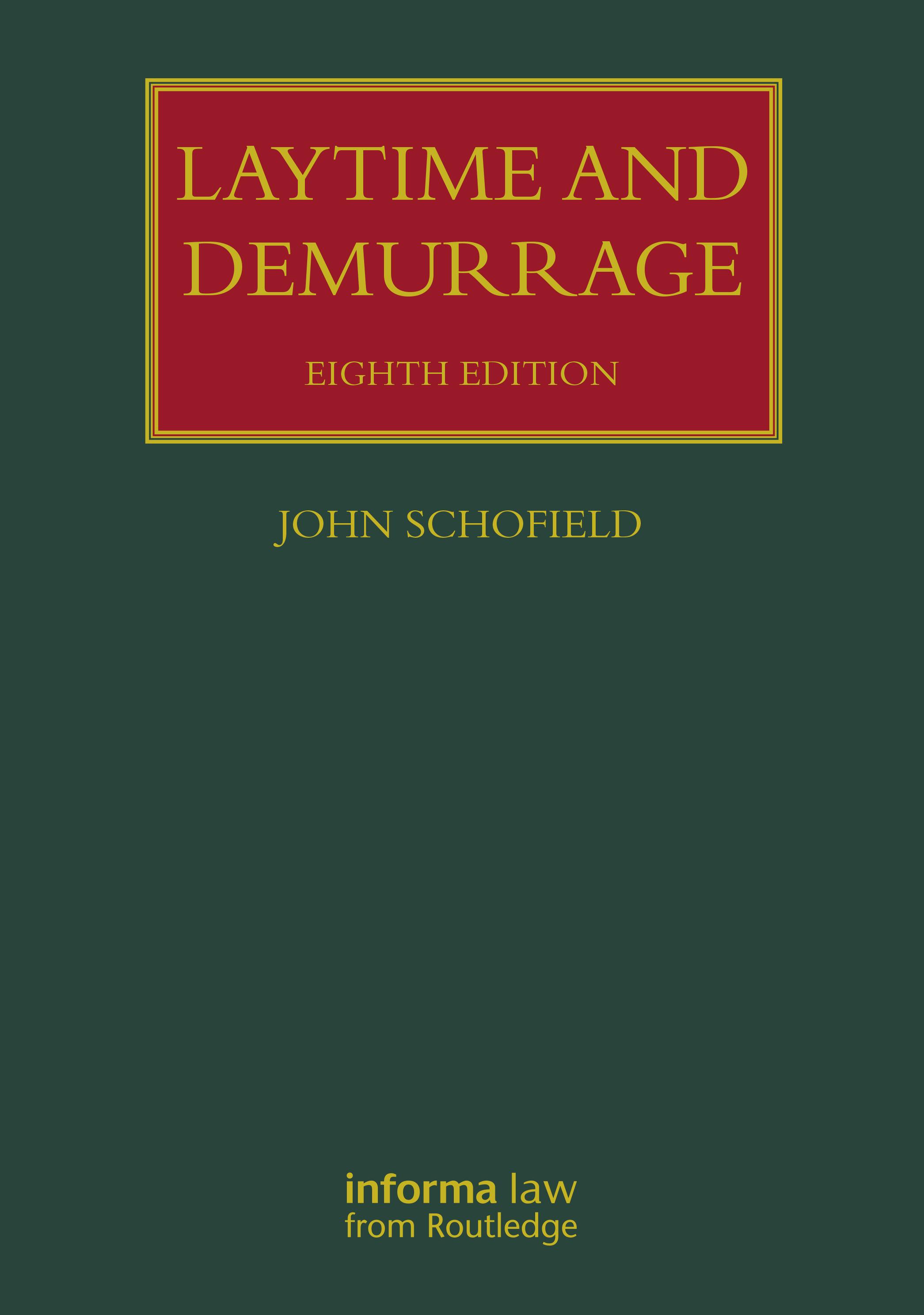 Laytime and Demurrage