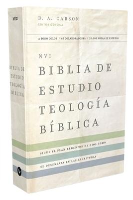 Nvi, Biblia de Estudio Teología Bíblica, Interior a Cuatro Colores, Tapa Dura