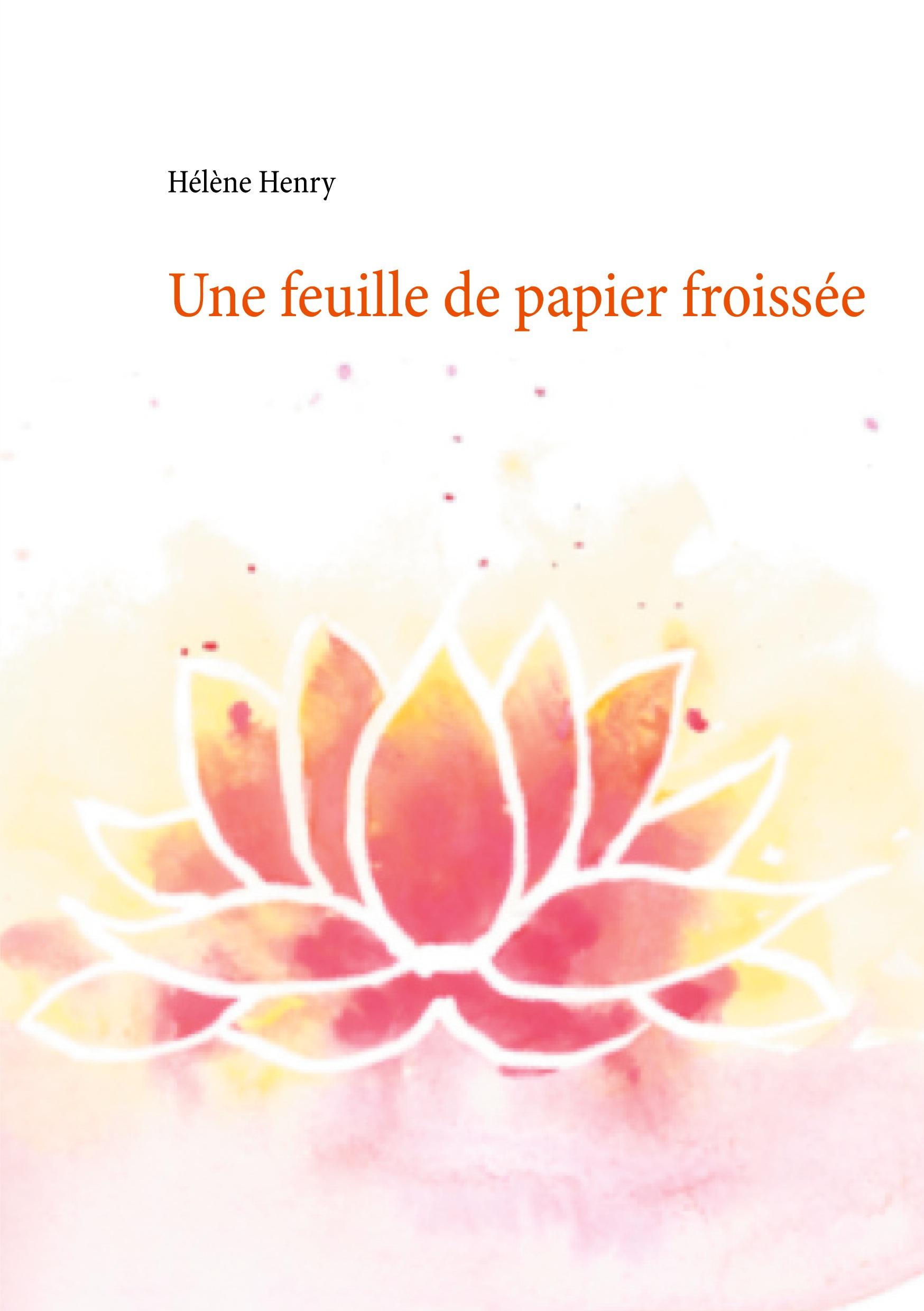 Une feuille de papier froissée