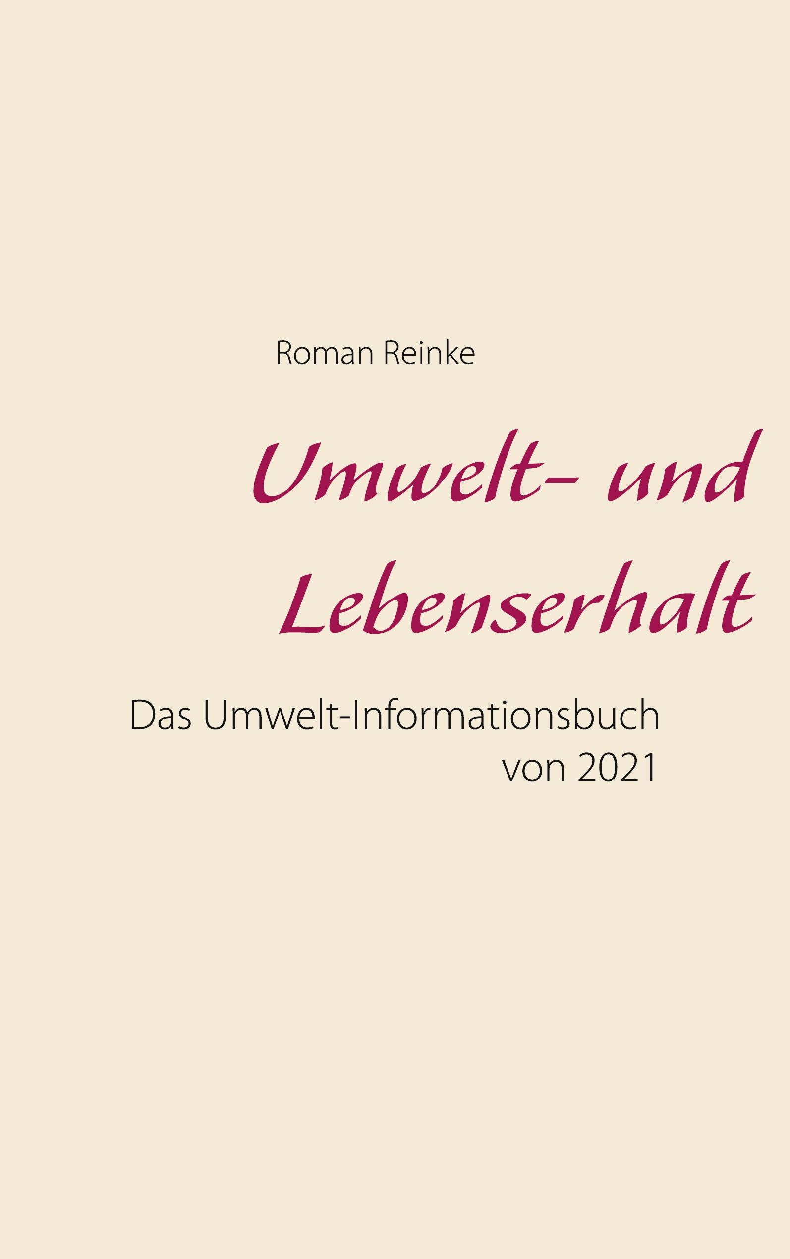 Umwelt- und Lebenserhalt