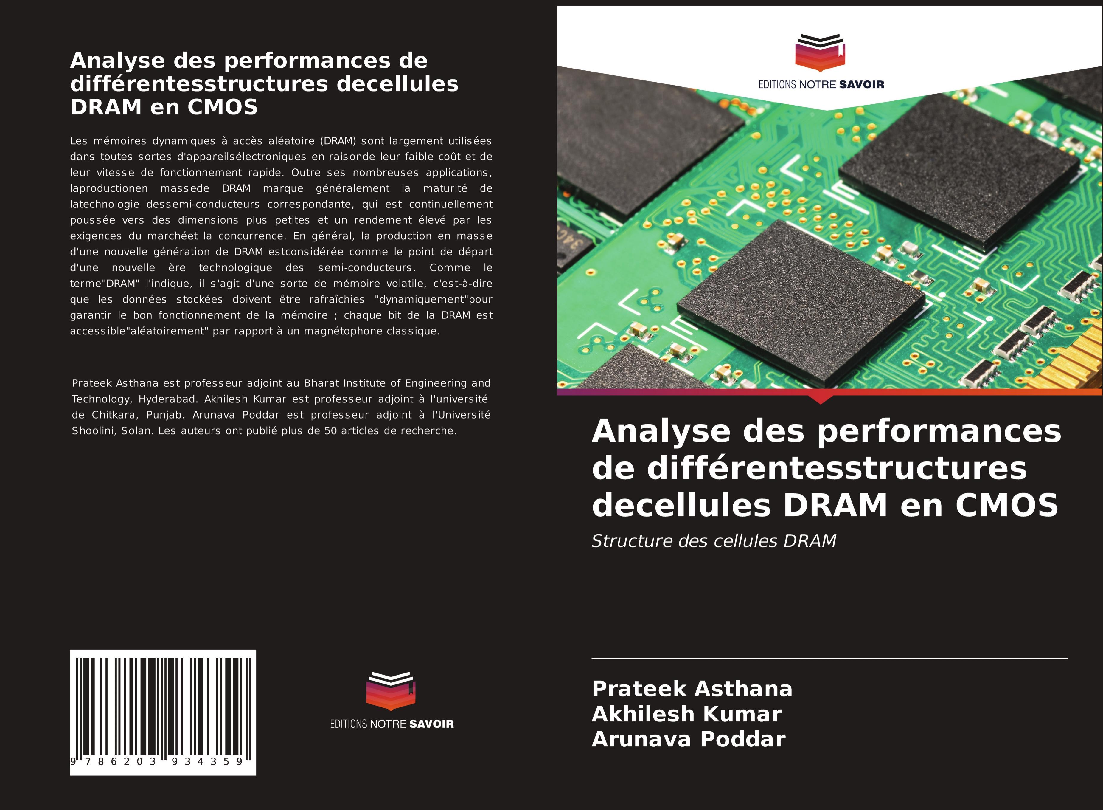 Analyse des performances de différentesstructures decellules DRAM en CMOS