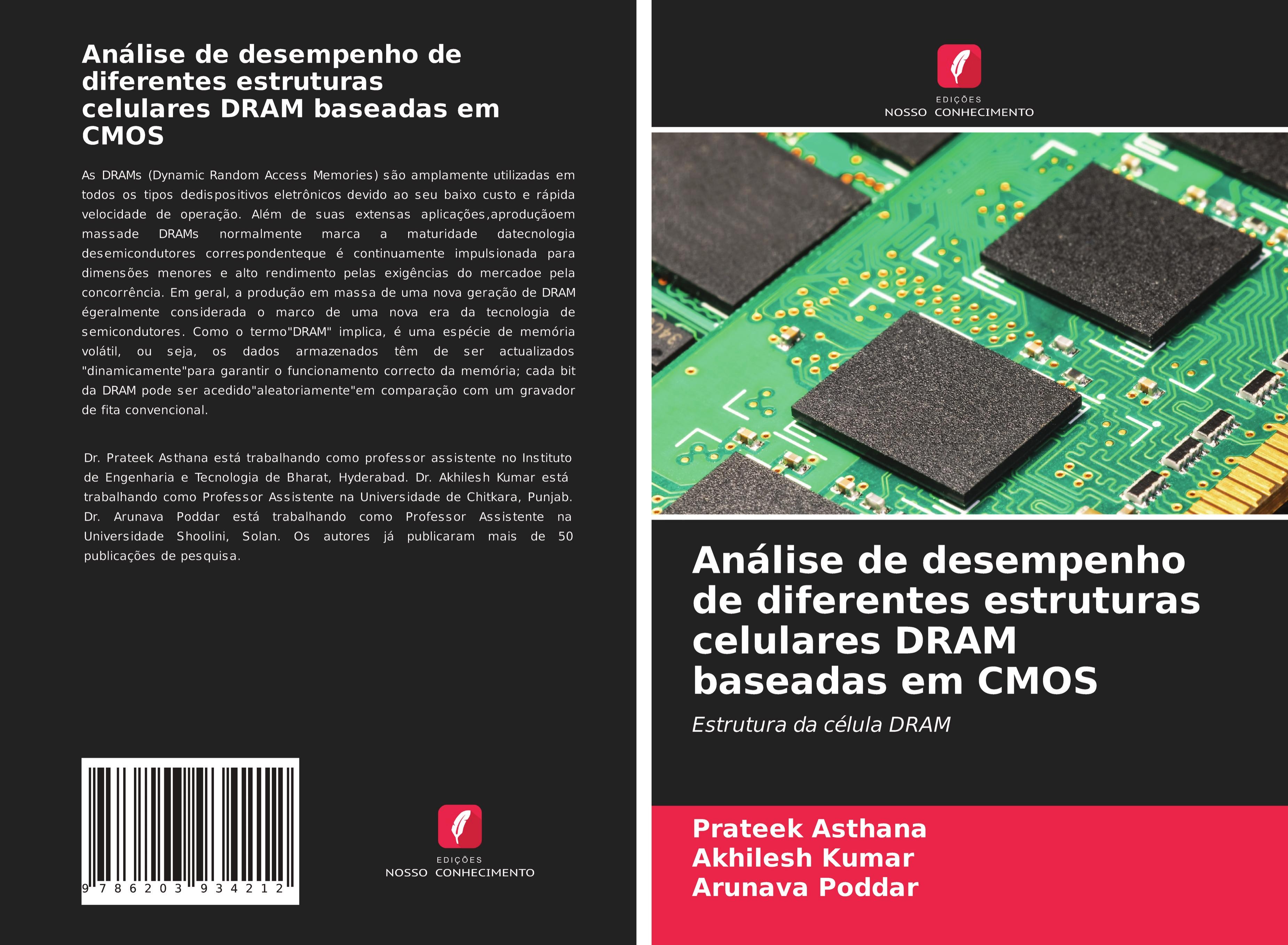 Análise de desempenho de diferentes estruturas celulares DRAM baseadas em CMOS