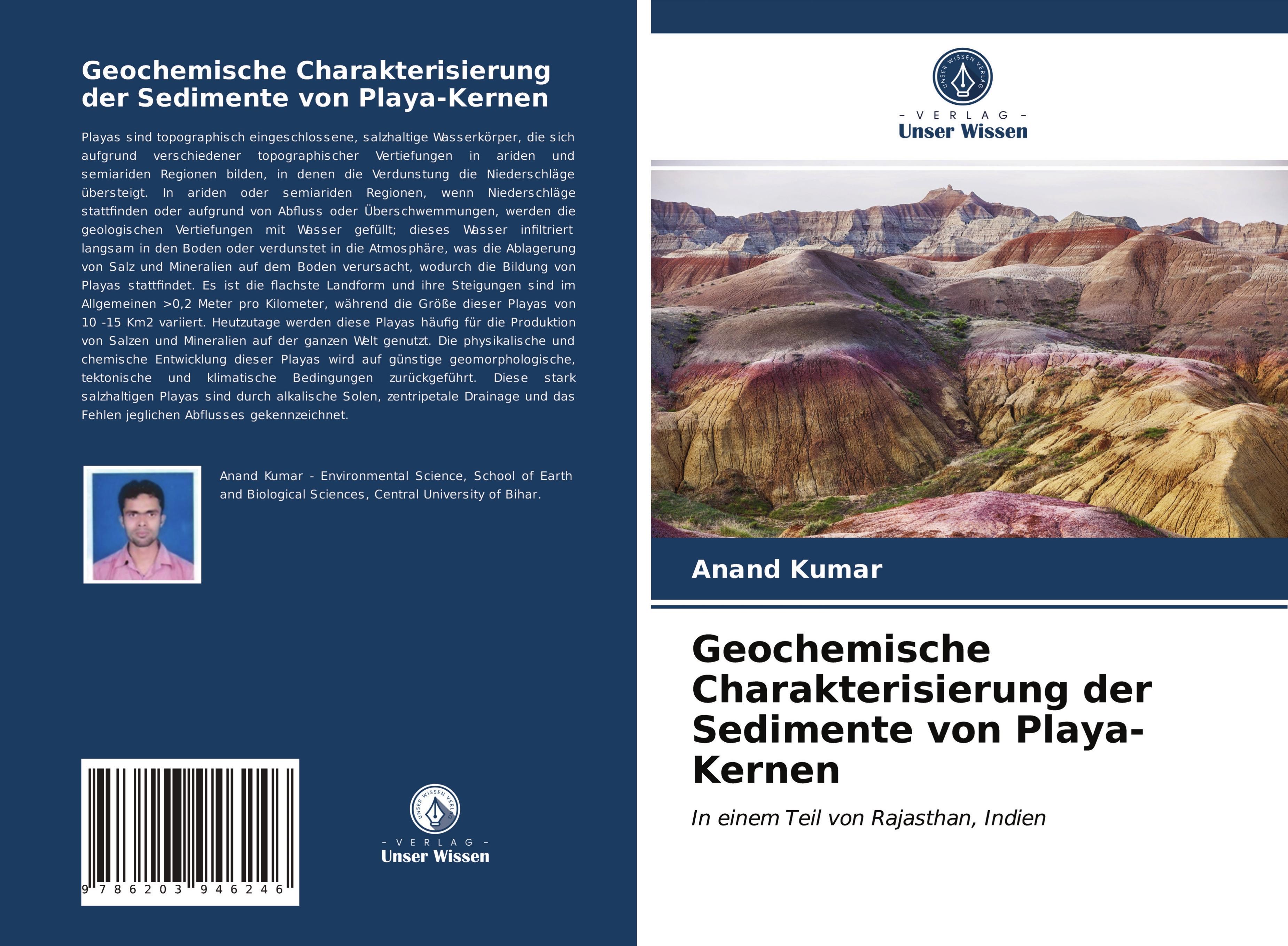 Geochemische Charakterisierung der Sedimente von Playa-Kernen