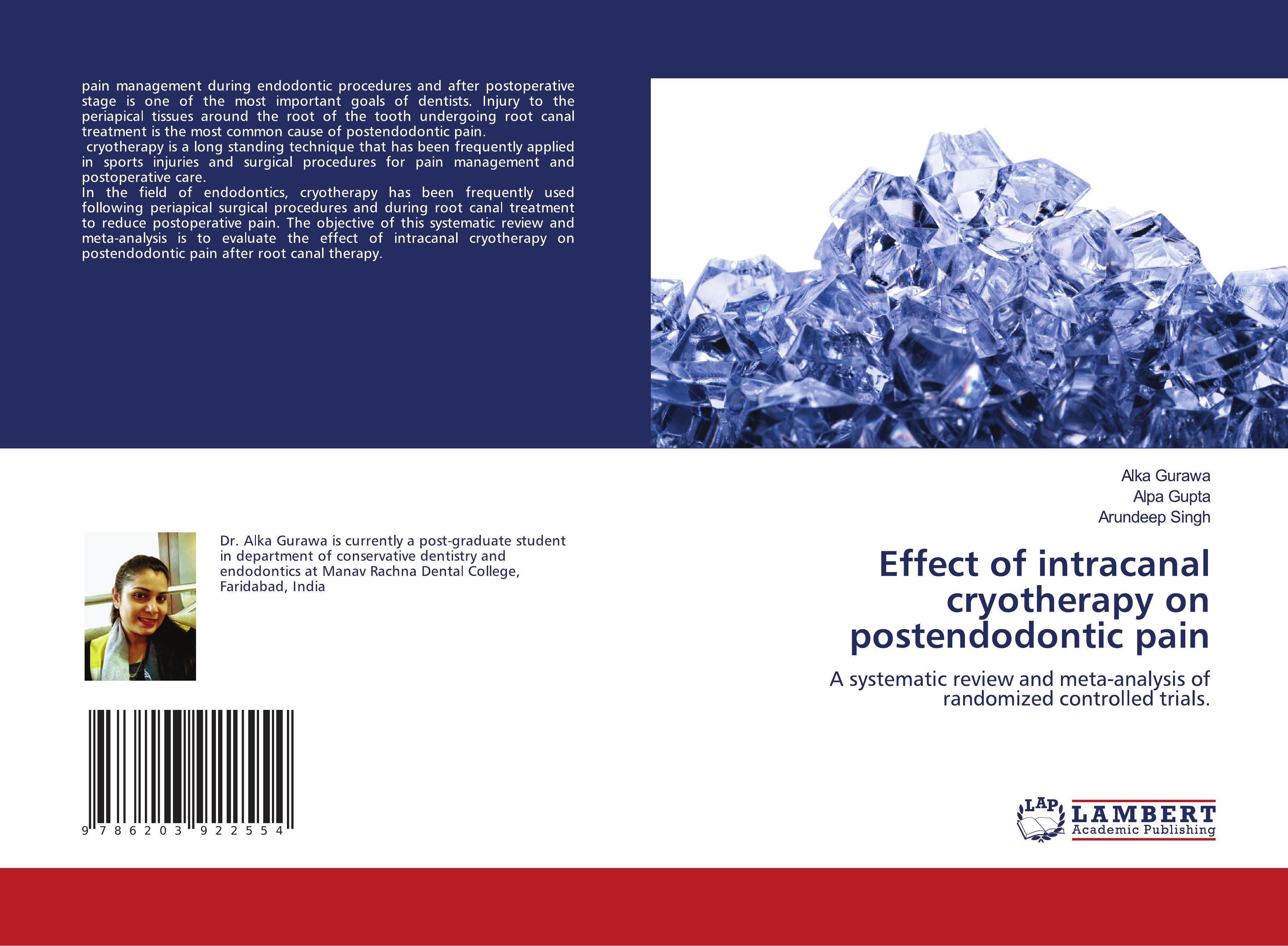 Effect of intracanal cryotherapy on postendodontic pain