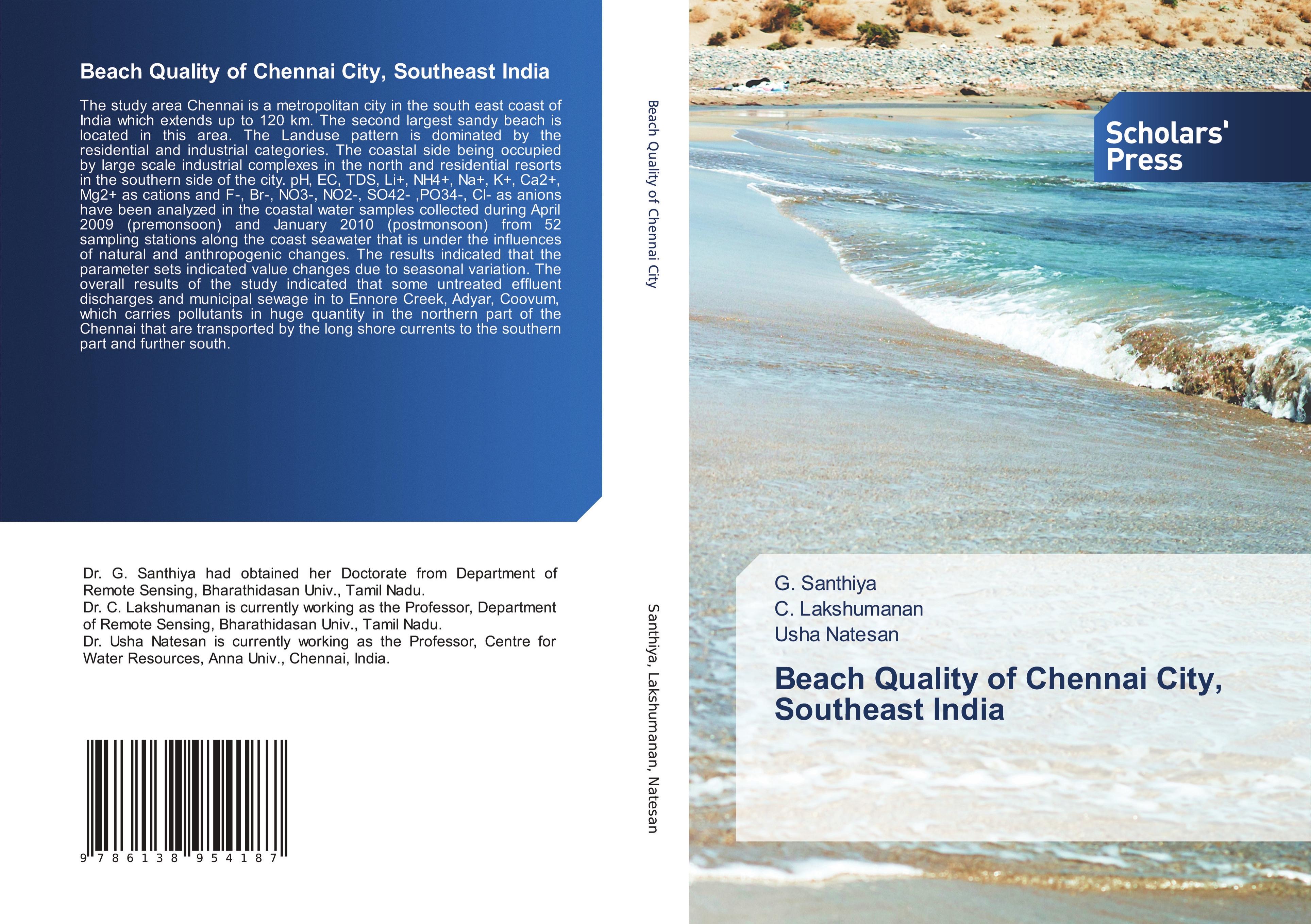 Beach Quality of Chennai City, Southeast India