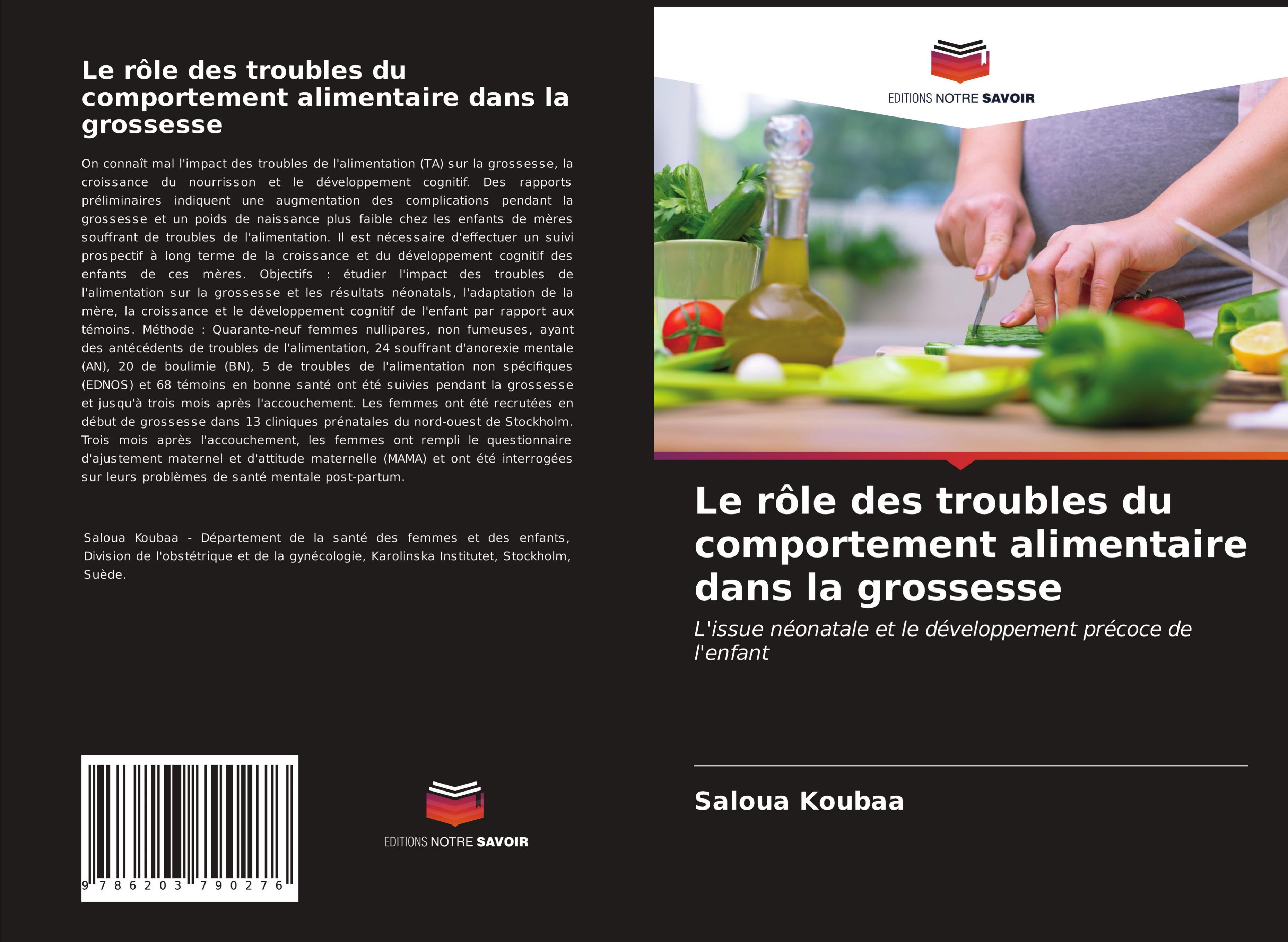 Le rôle des troubles du comportement alimentaire dans la grossesse