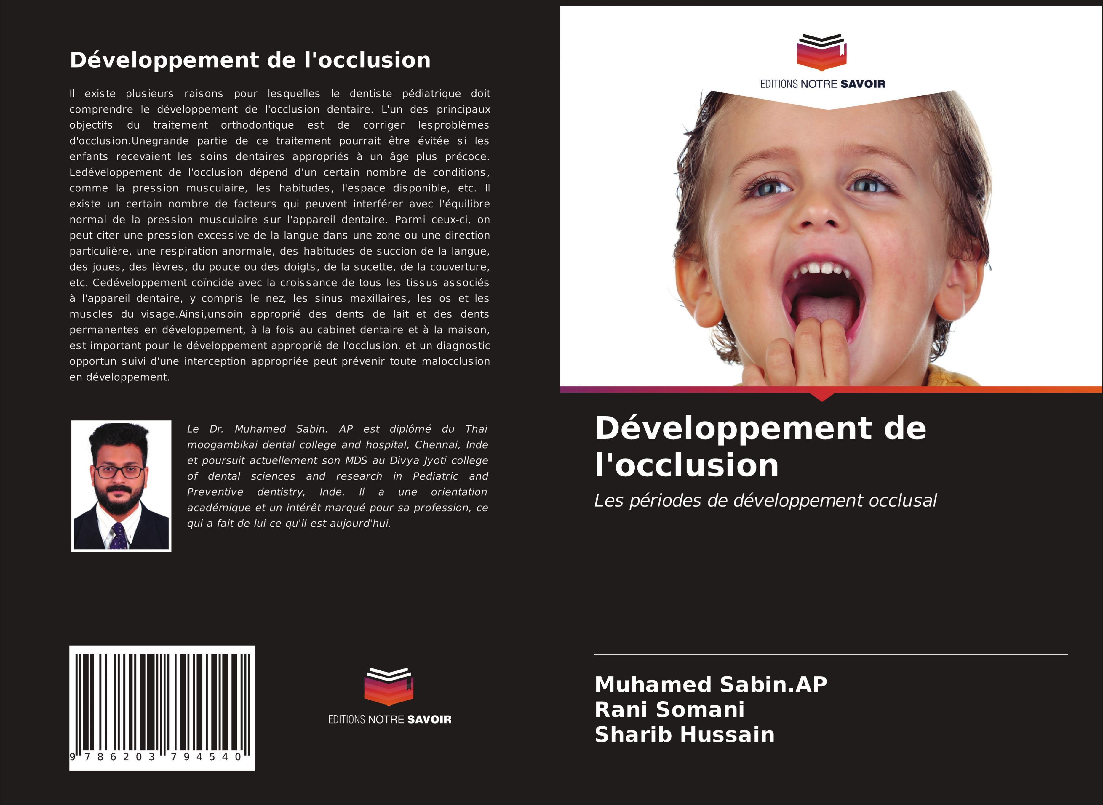 Développement de l'occlusion