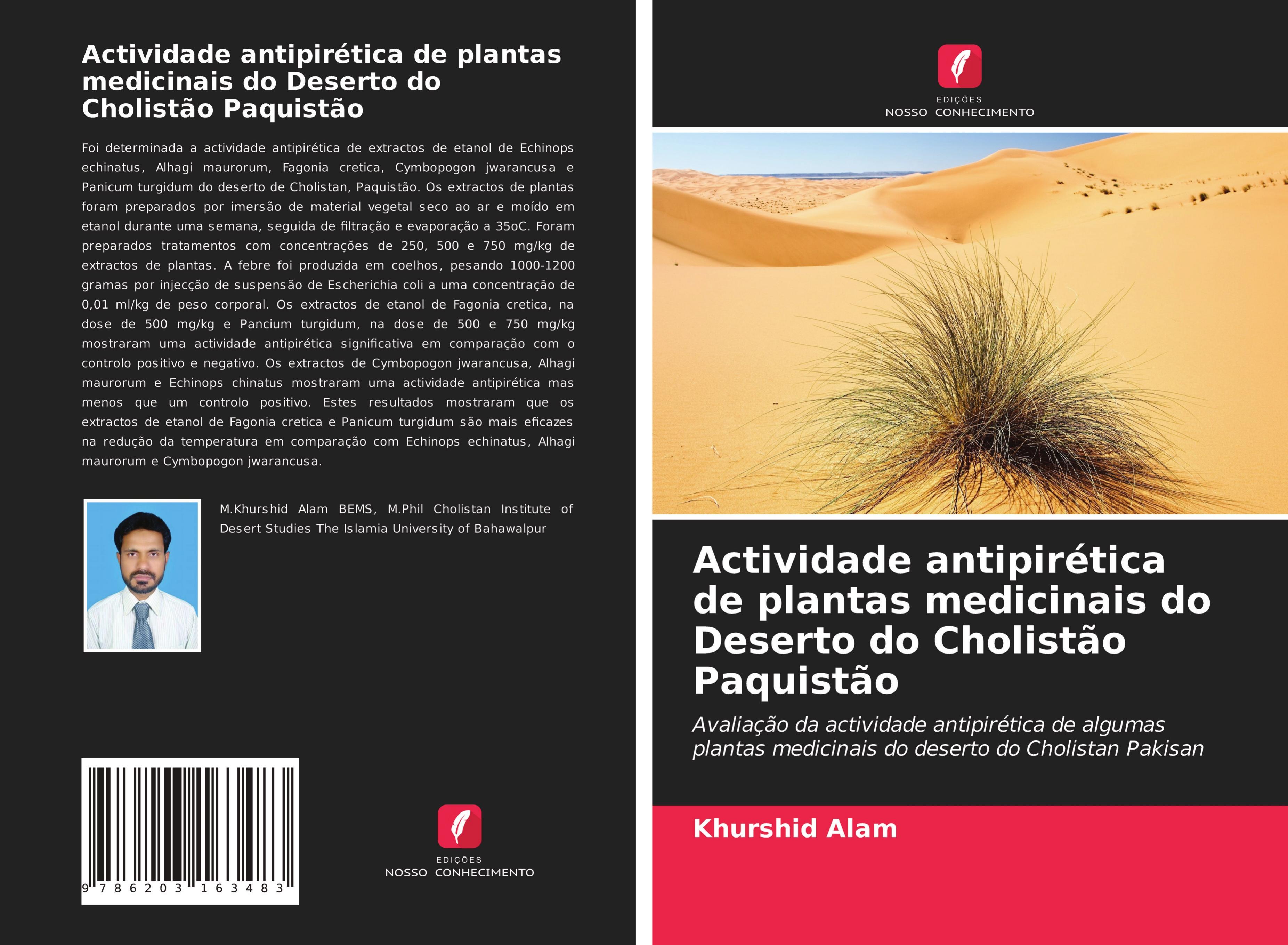 Actividade antipirética de plantas medicinais do Deserto do Cholistão Paquistão