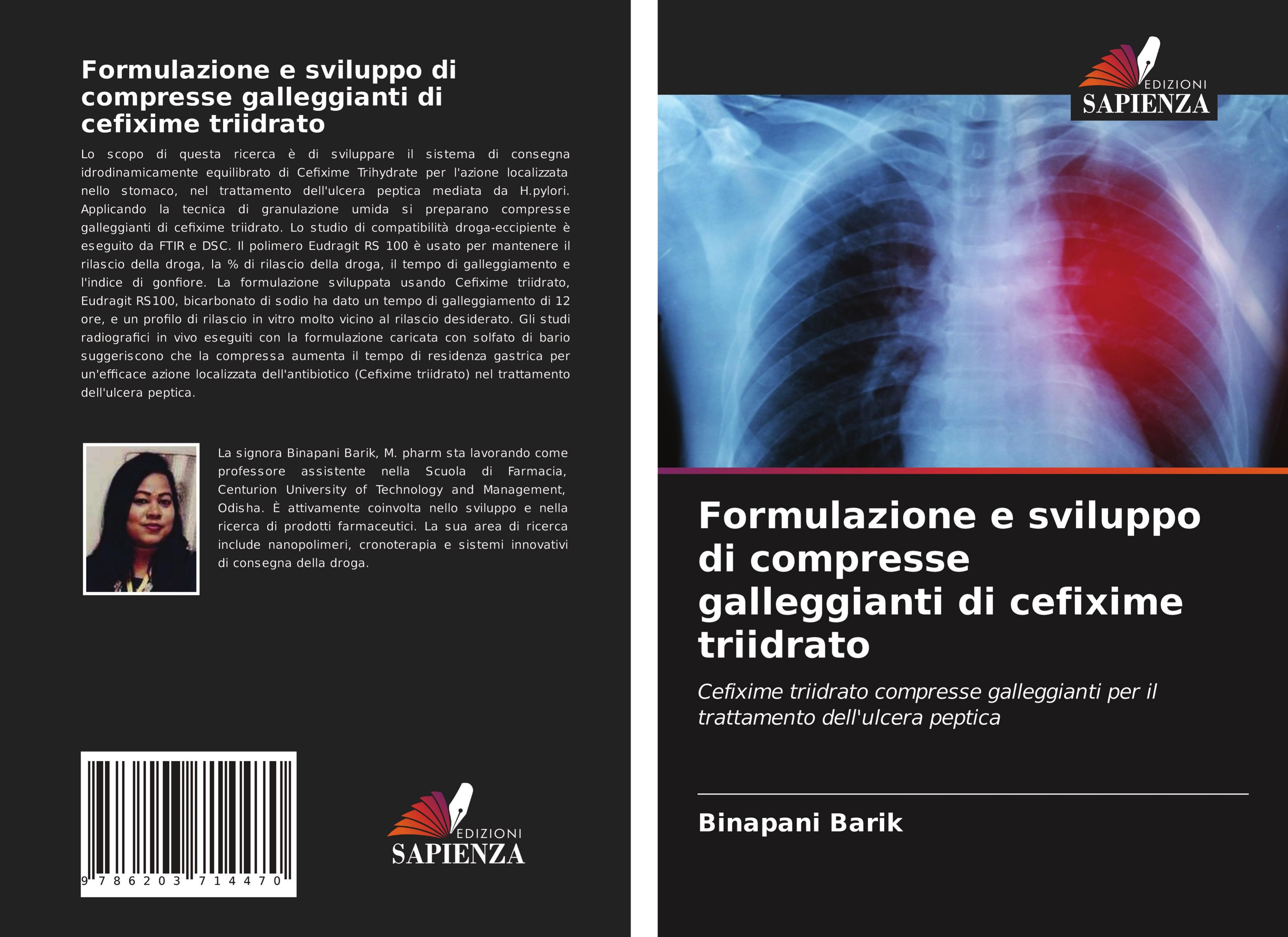 Formulazione e sviluppo di compresse galleggianti di cefixime triidrato