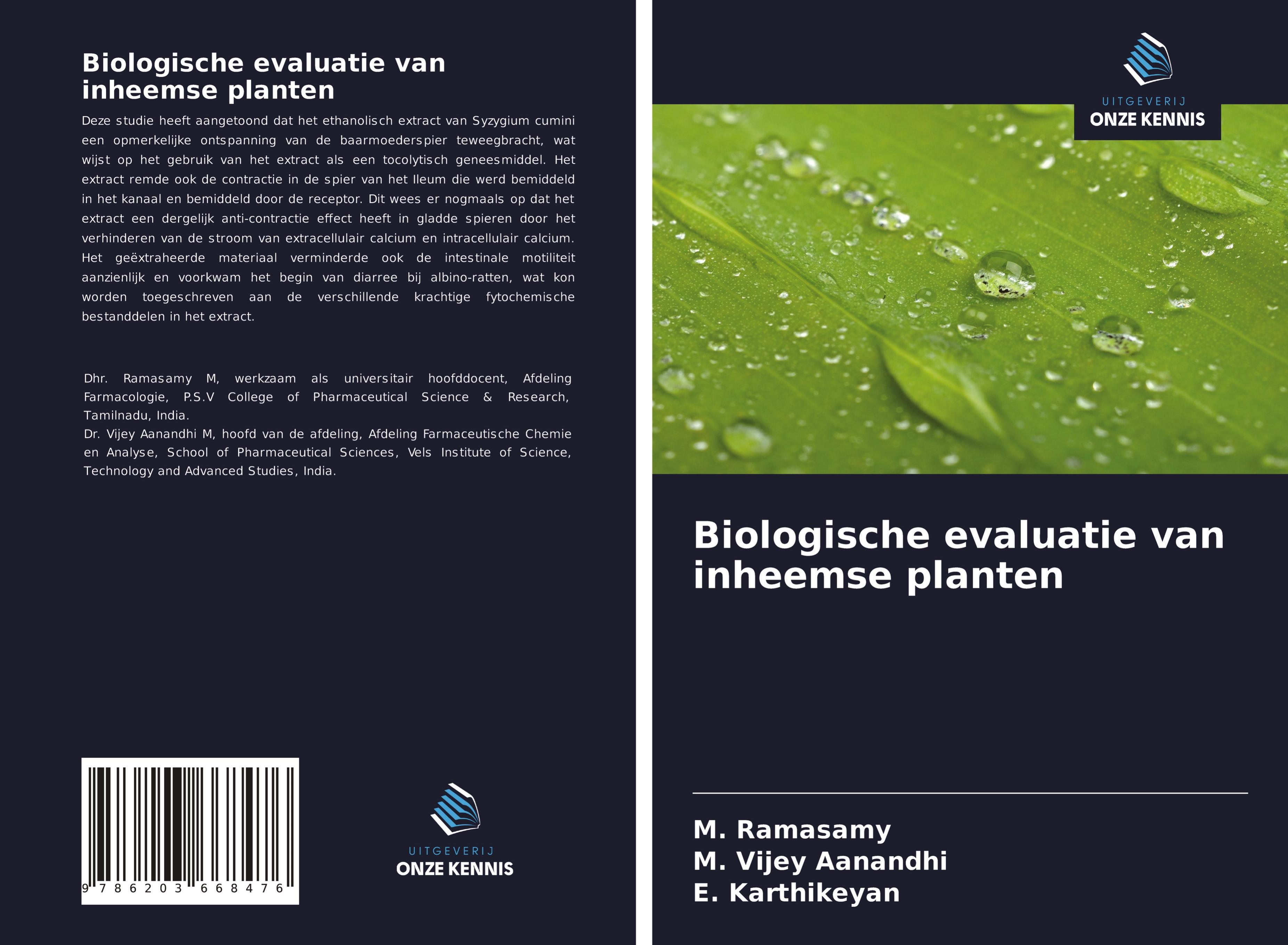 Biologische evaluatie van inheemse planten