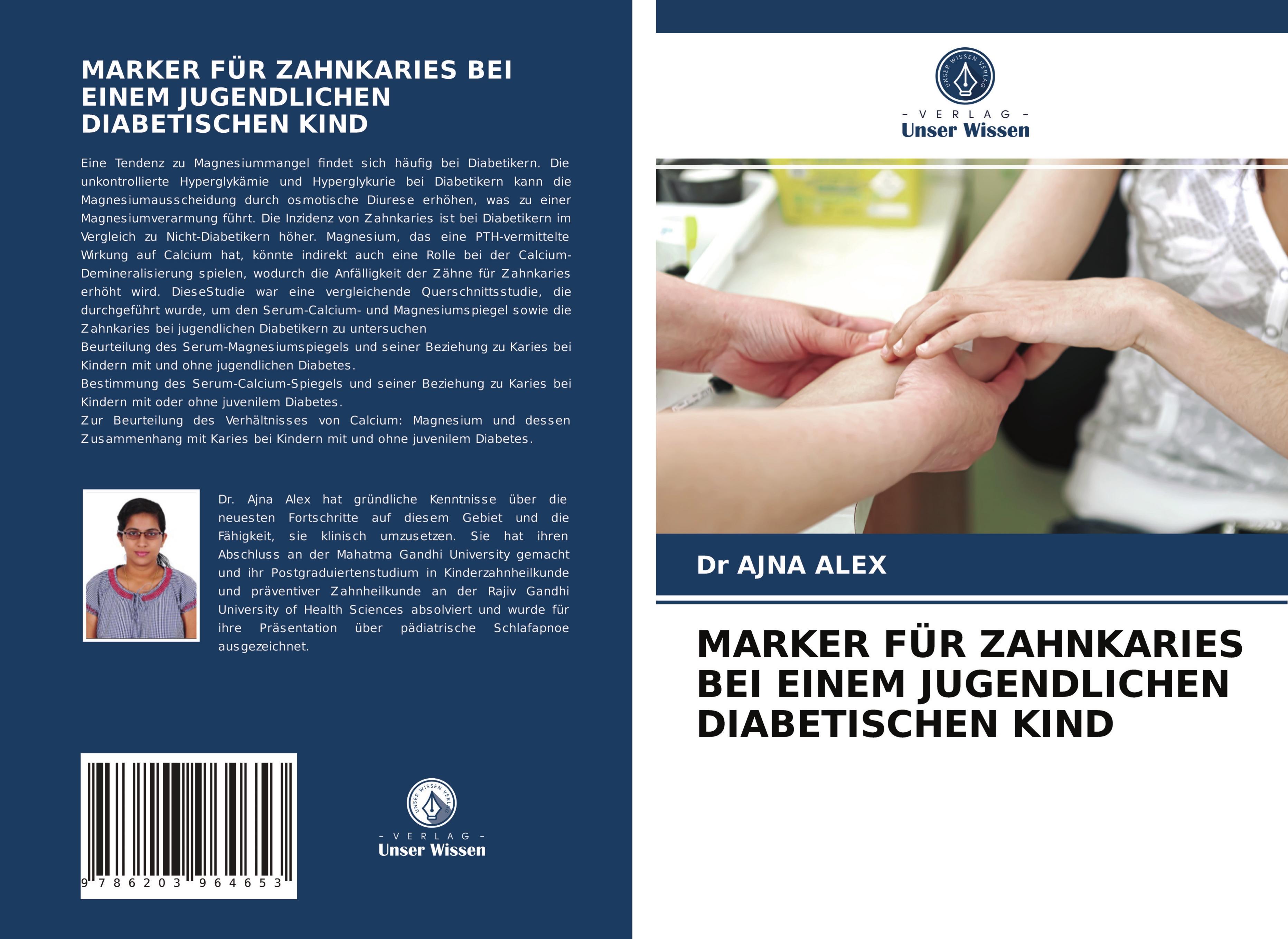 MARKER FÜR ZAHNKARIES BEI EINEM JUGENDLICHEN DIABETISCHEN KIND