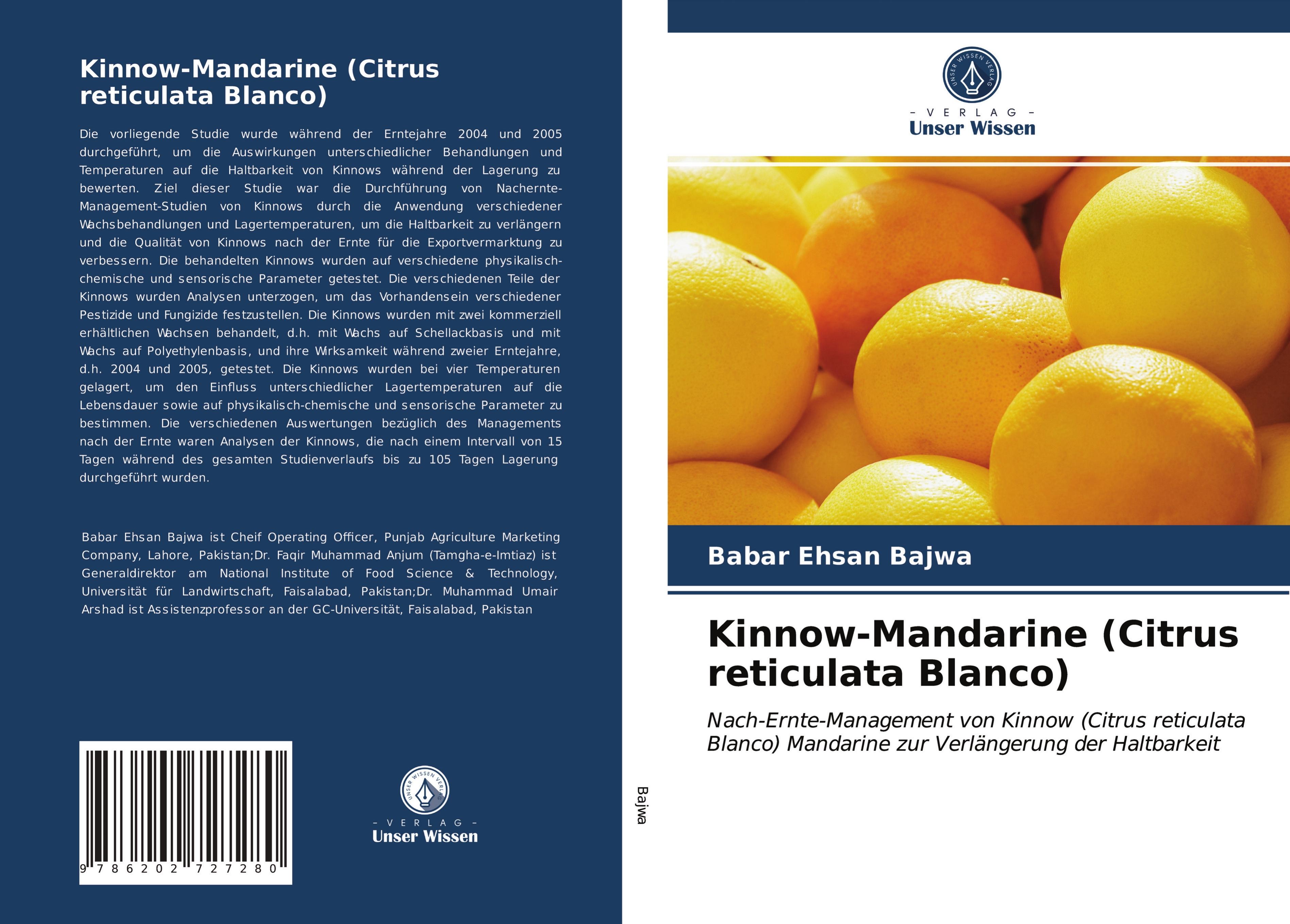 Kinnow-Mandarine (Citrus reticulata Blanco)