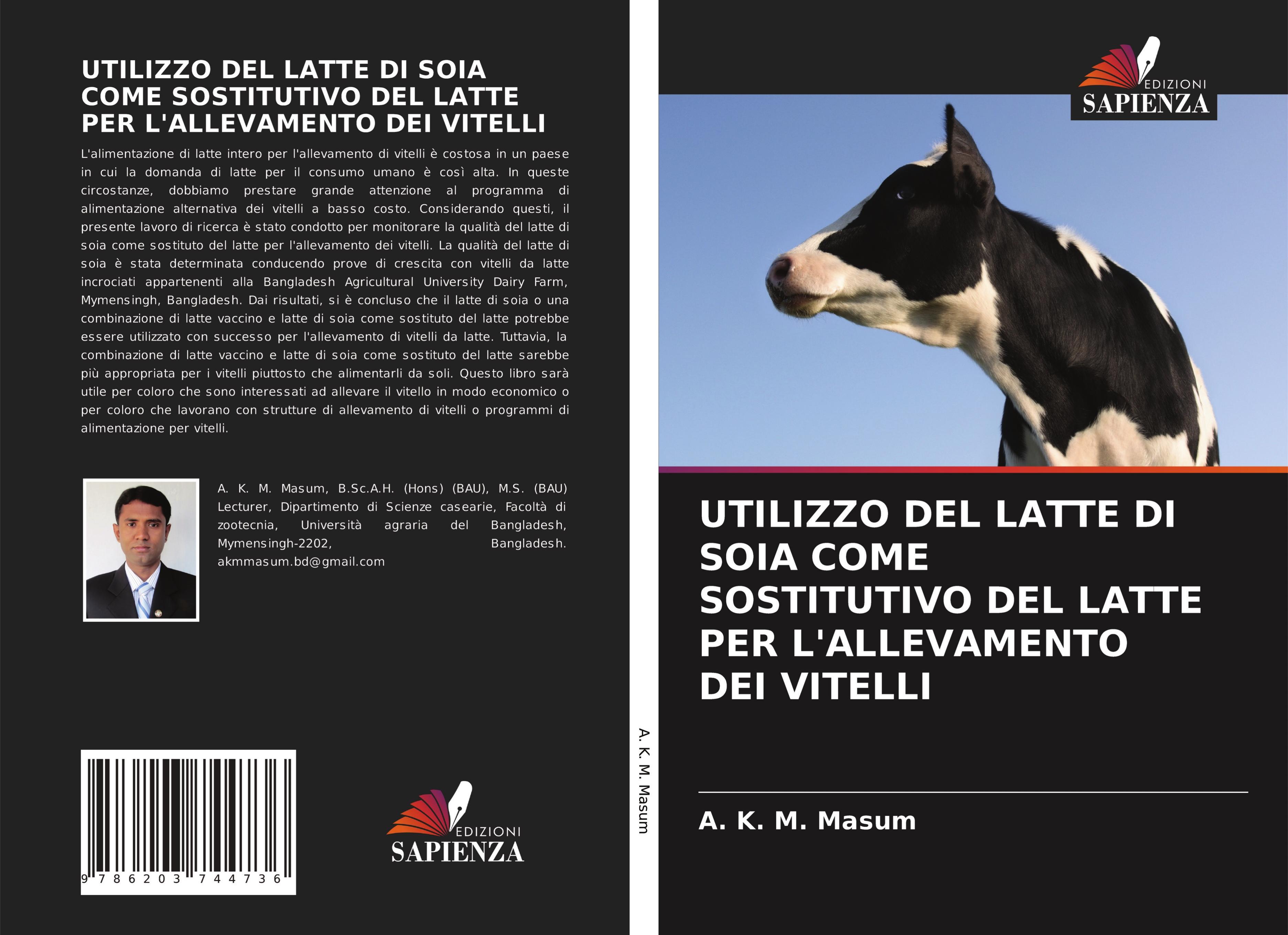 UTILIZZO DEL LATTE DI SOIA COME SOSTITUTIVO DEL LATTE PER L'ALLEVAMENTO DEI VITELLI