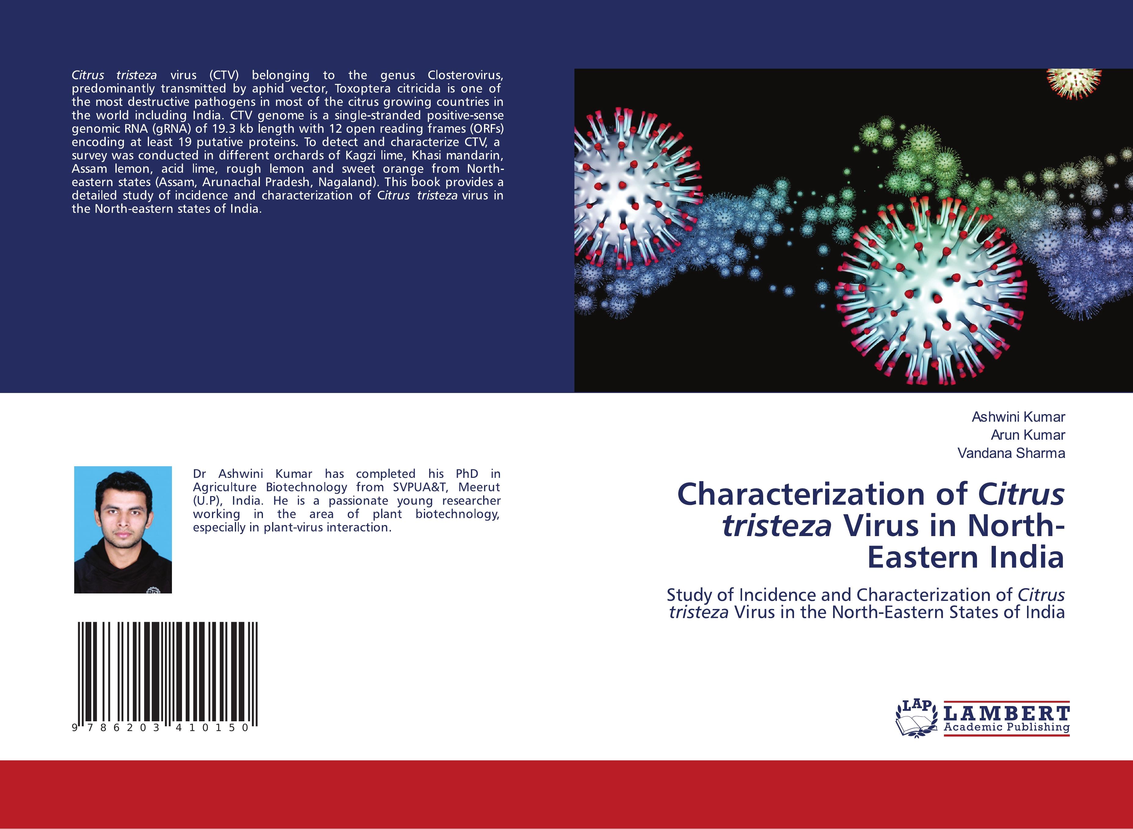 Characterization of Citrus tristeza Virus in North-Eastern India