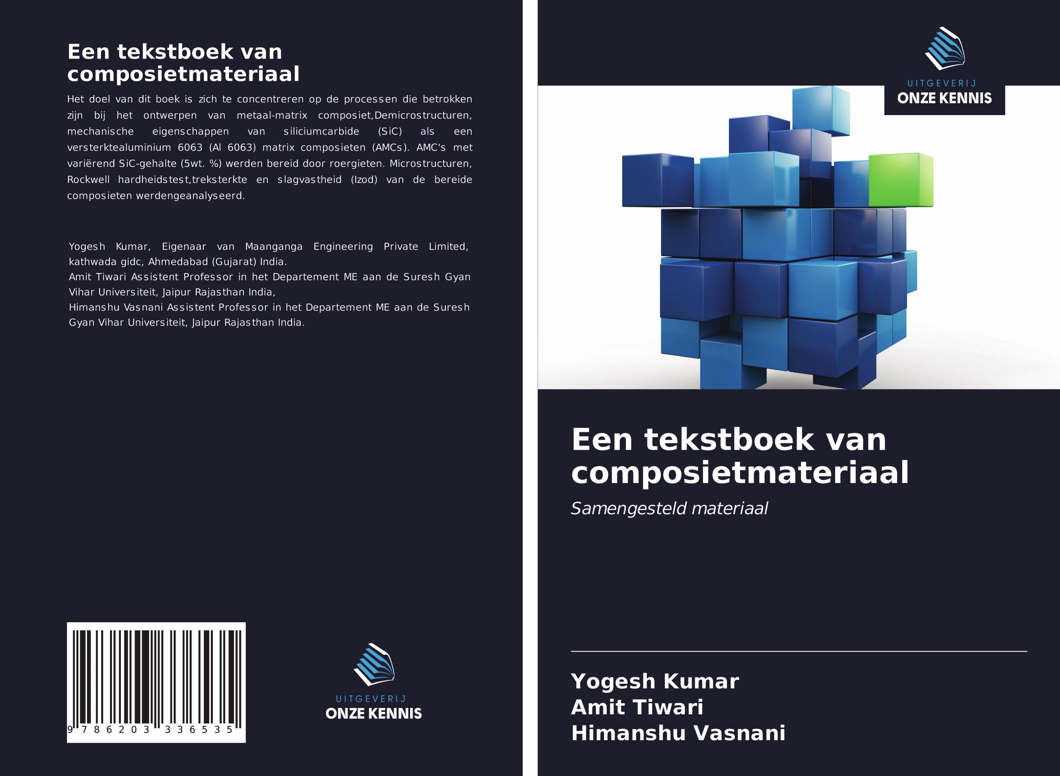 Een tekstboek van composietmateriaal