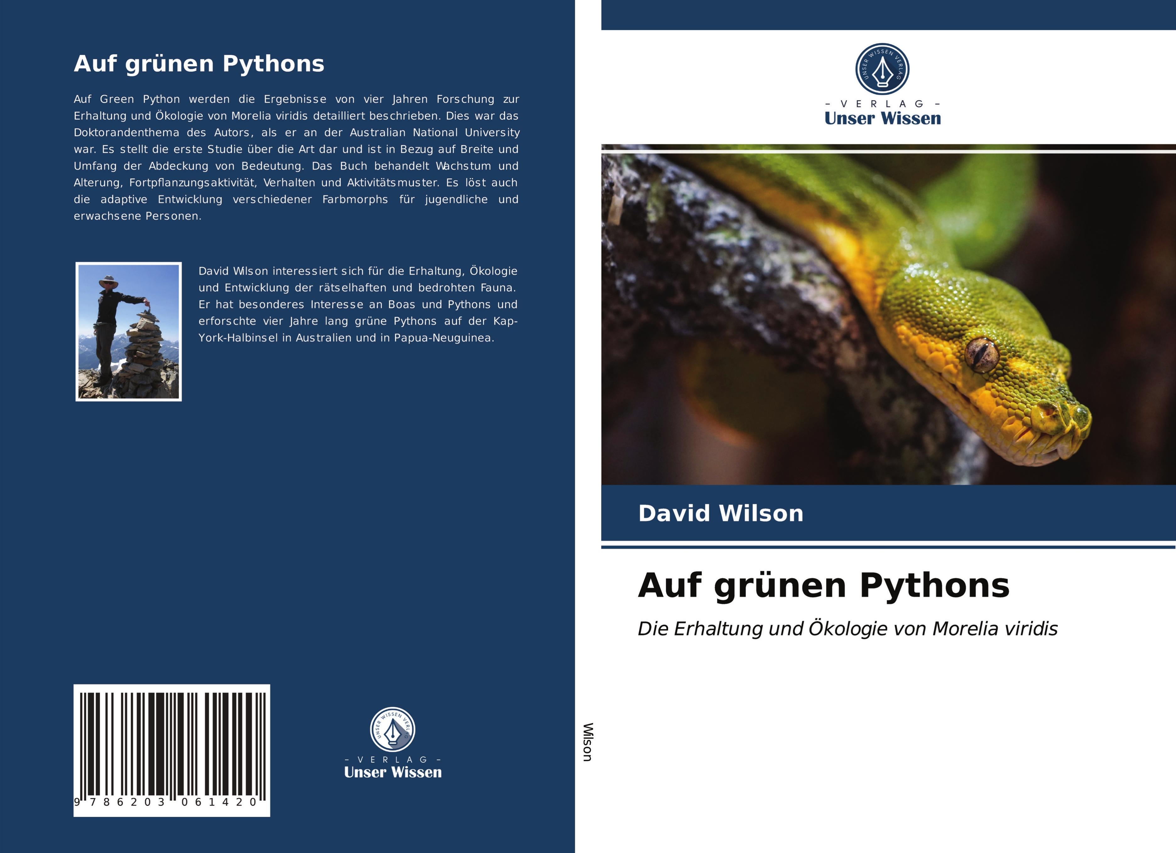 Auf grünen Pythons