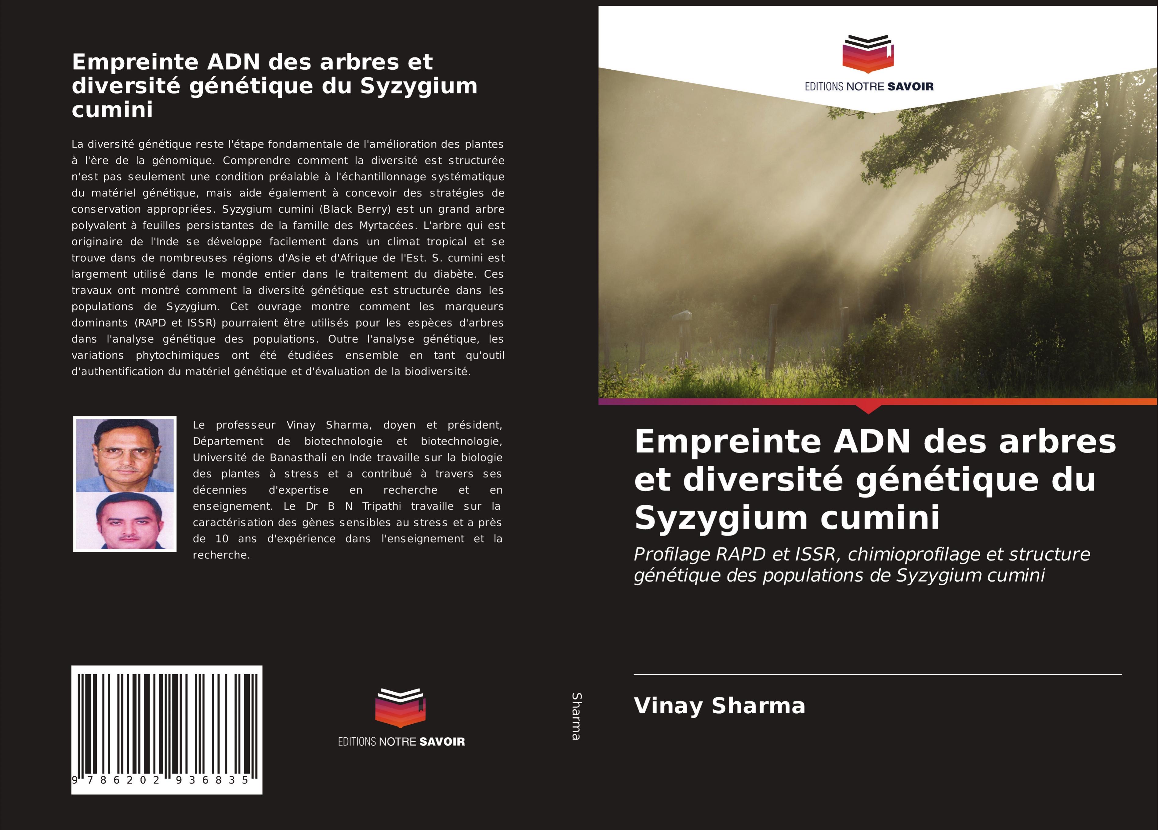 Empreinte ADN des arbres et diversité génétique du Syzygium cumini