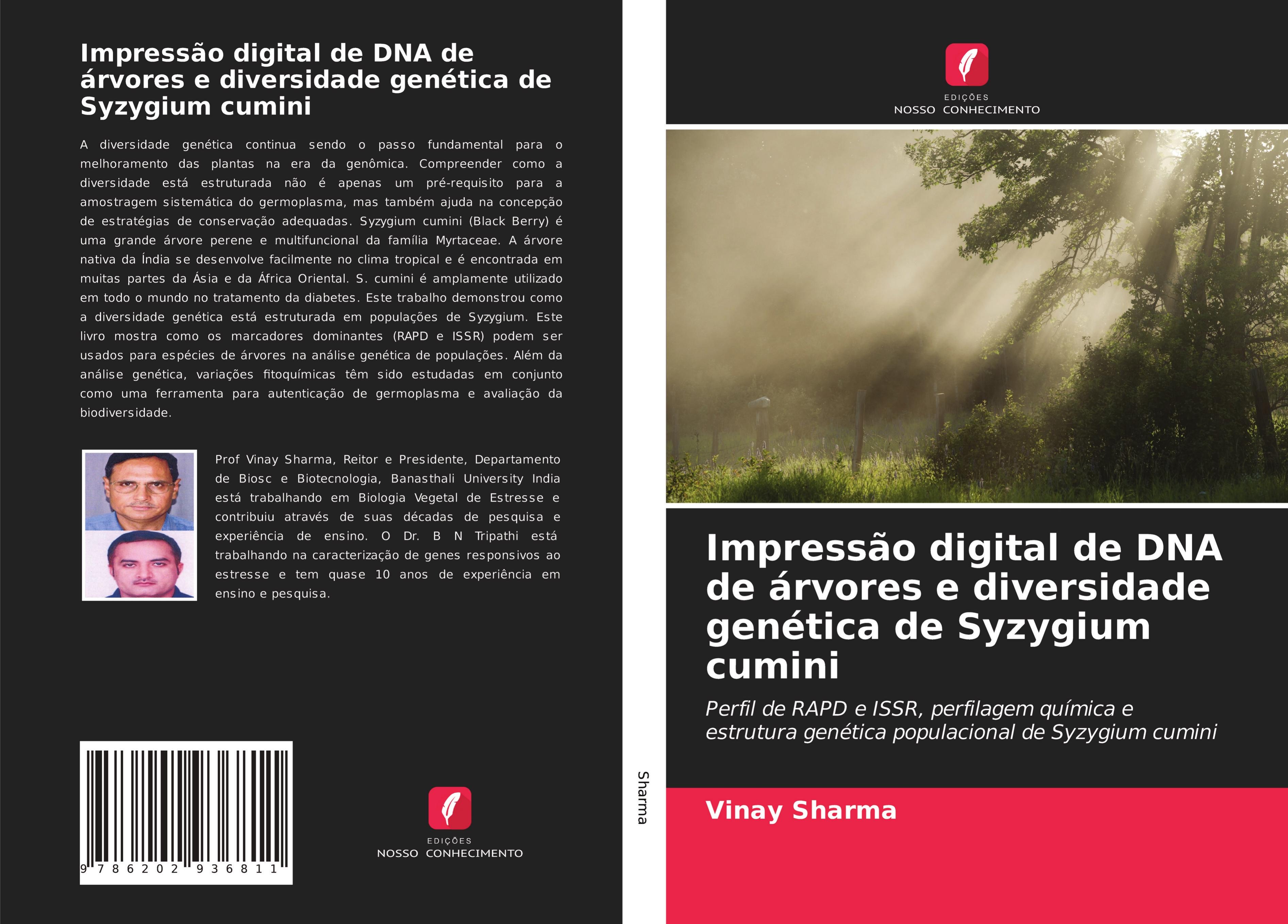 Impressão digital de DNA de árvores e diversidade genética de Syzygium cumini