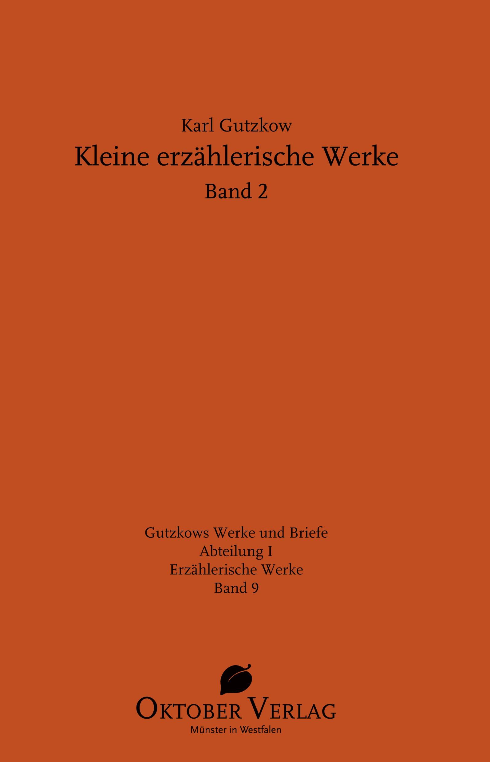 Kleine erzählerische Werke Band 2