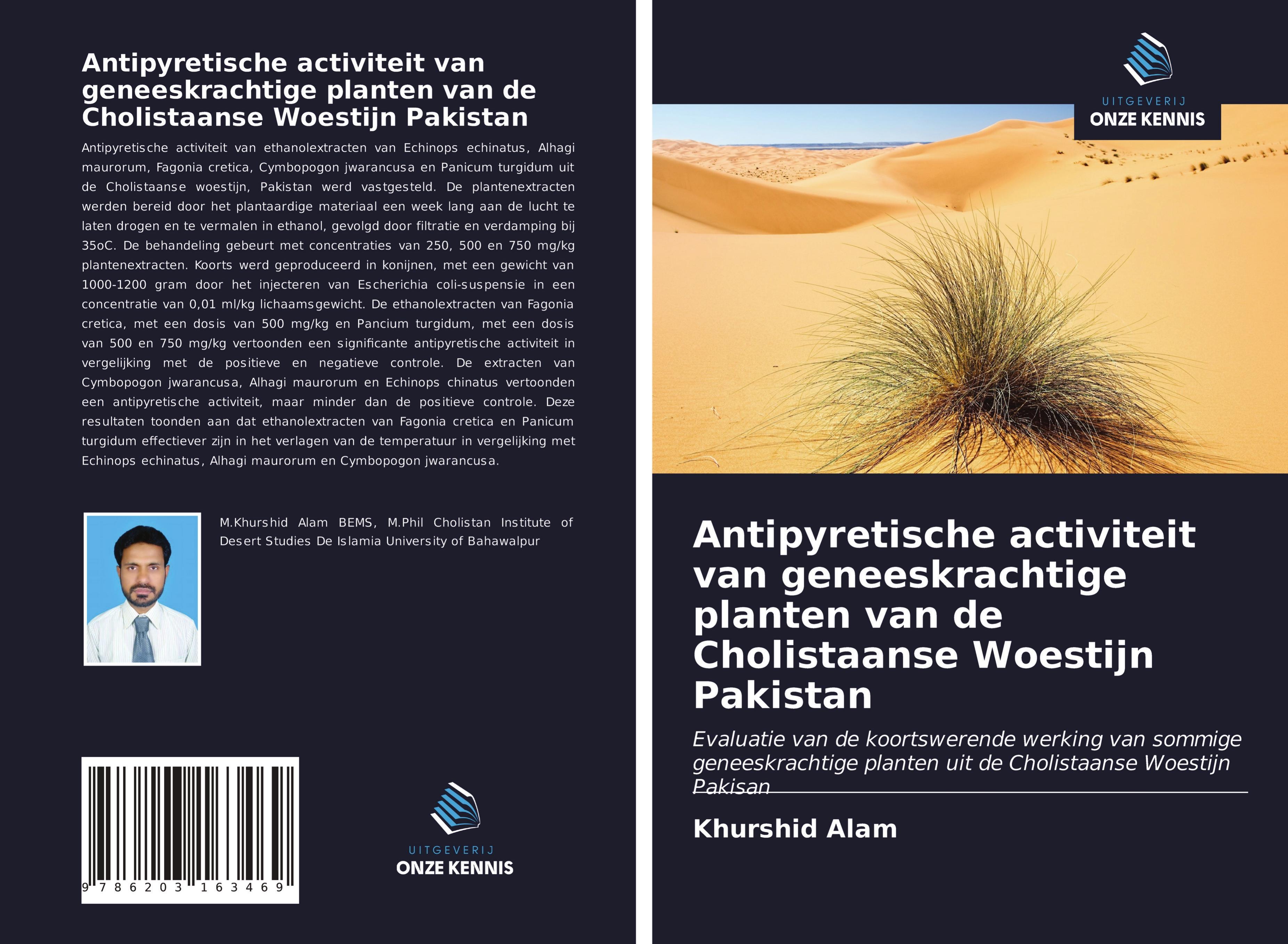 Antipyretische activiteit van geneeskrachtige planten van de Cholistaanse Woestijn Pakistan