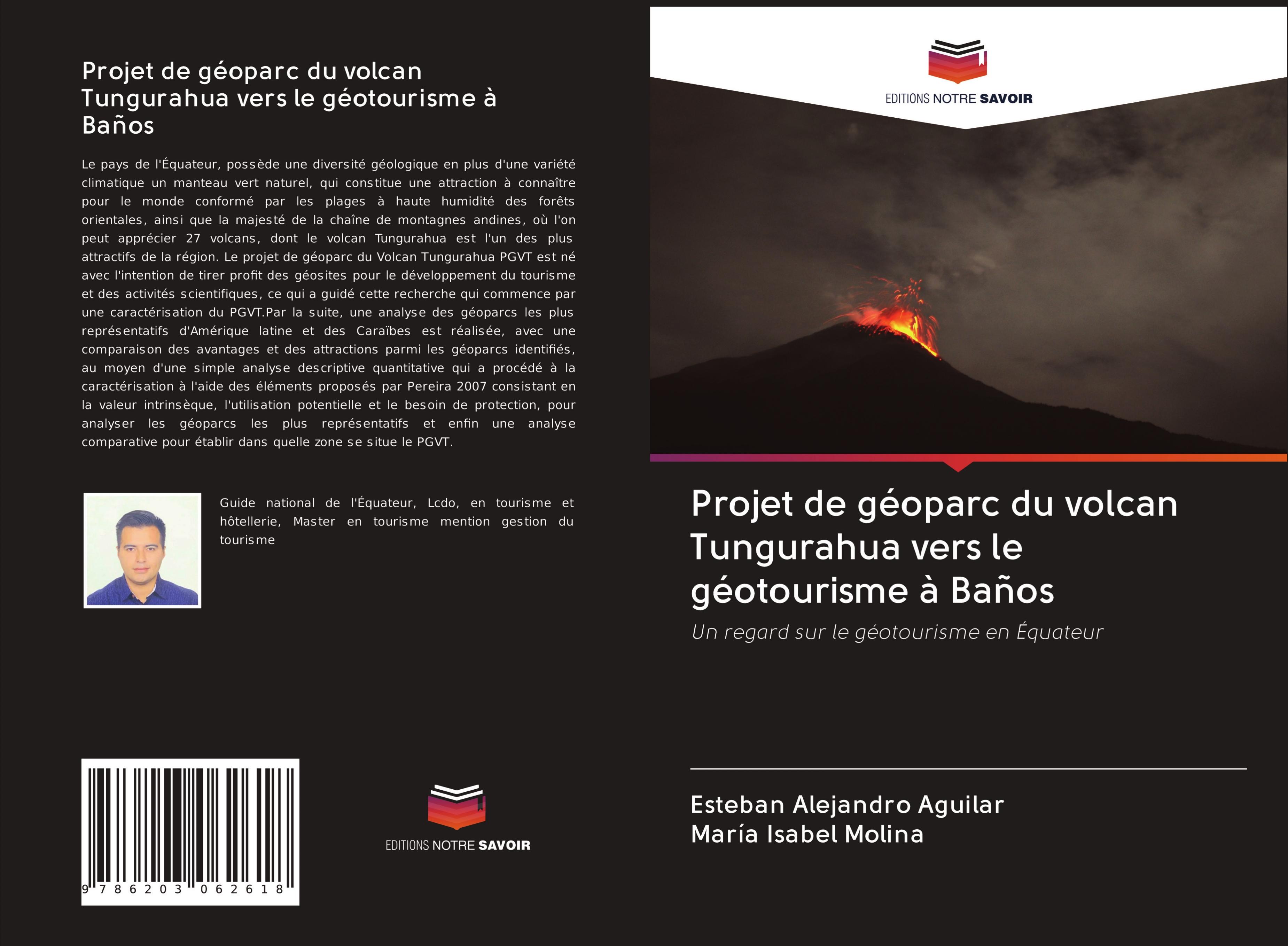 Projet de géoparc du volcan Tungurahua vers le géotourisme à Baños