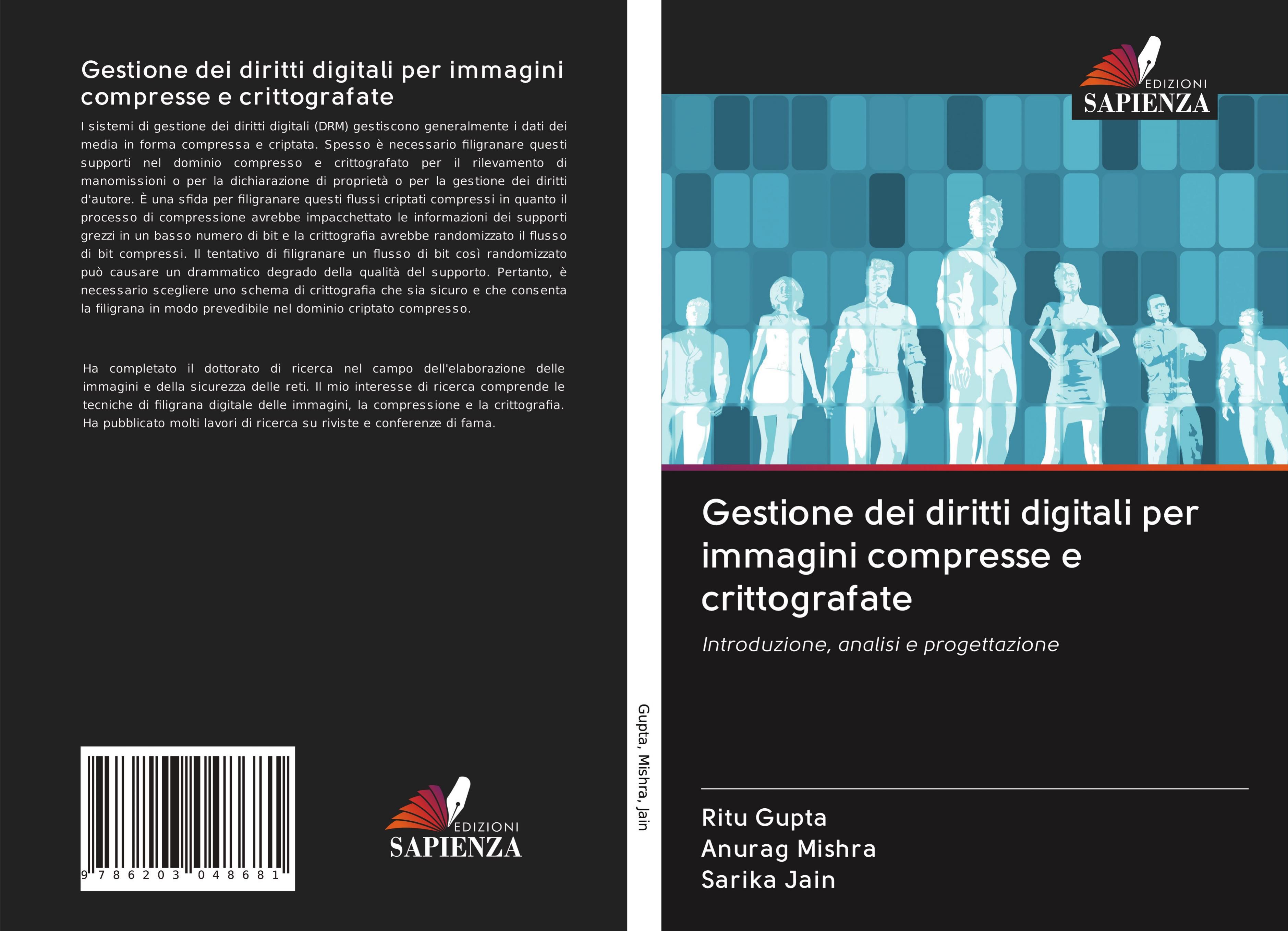 Gestione dei diritti digitali per immagini compresse e crittografate