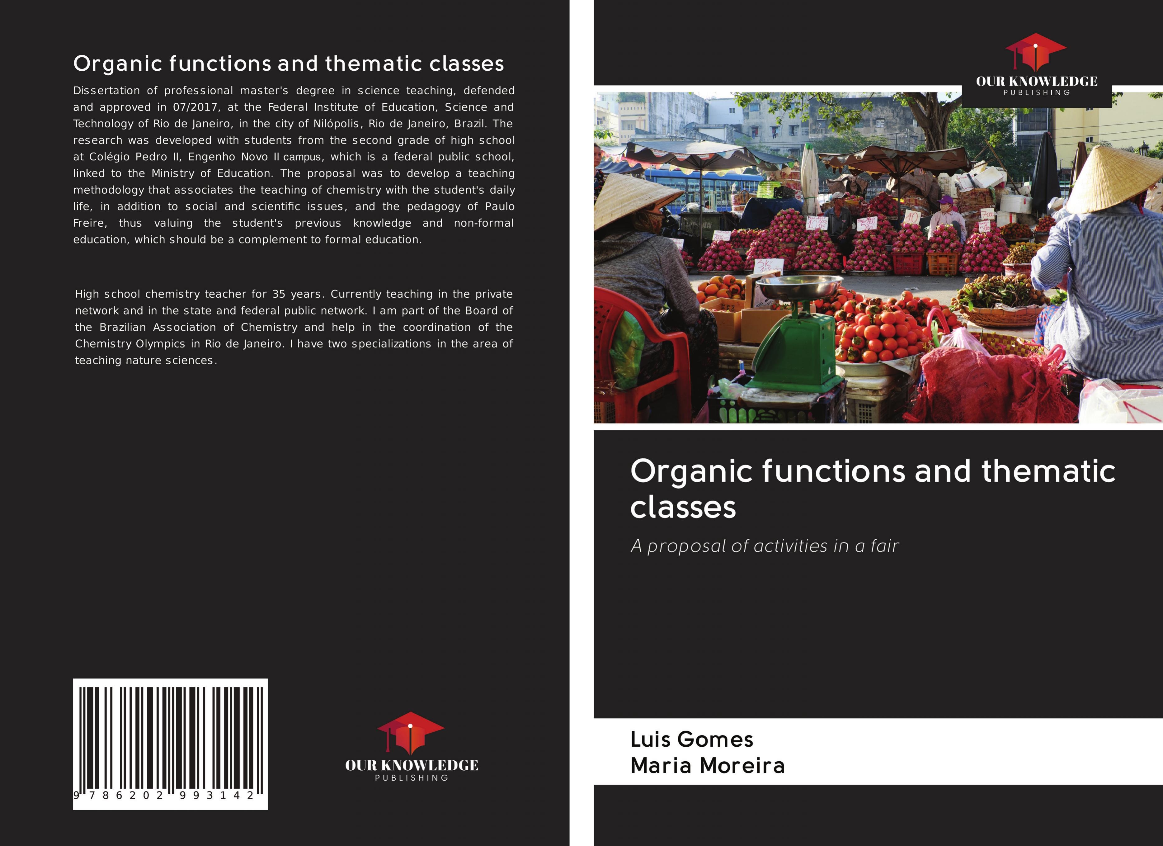 Organic functions and thematic classes