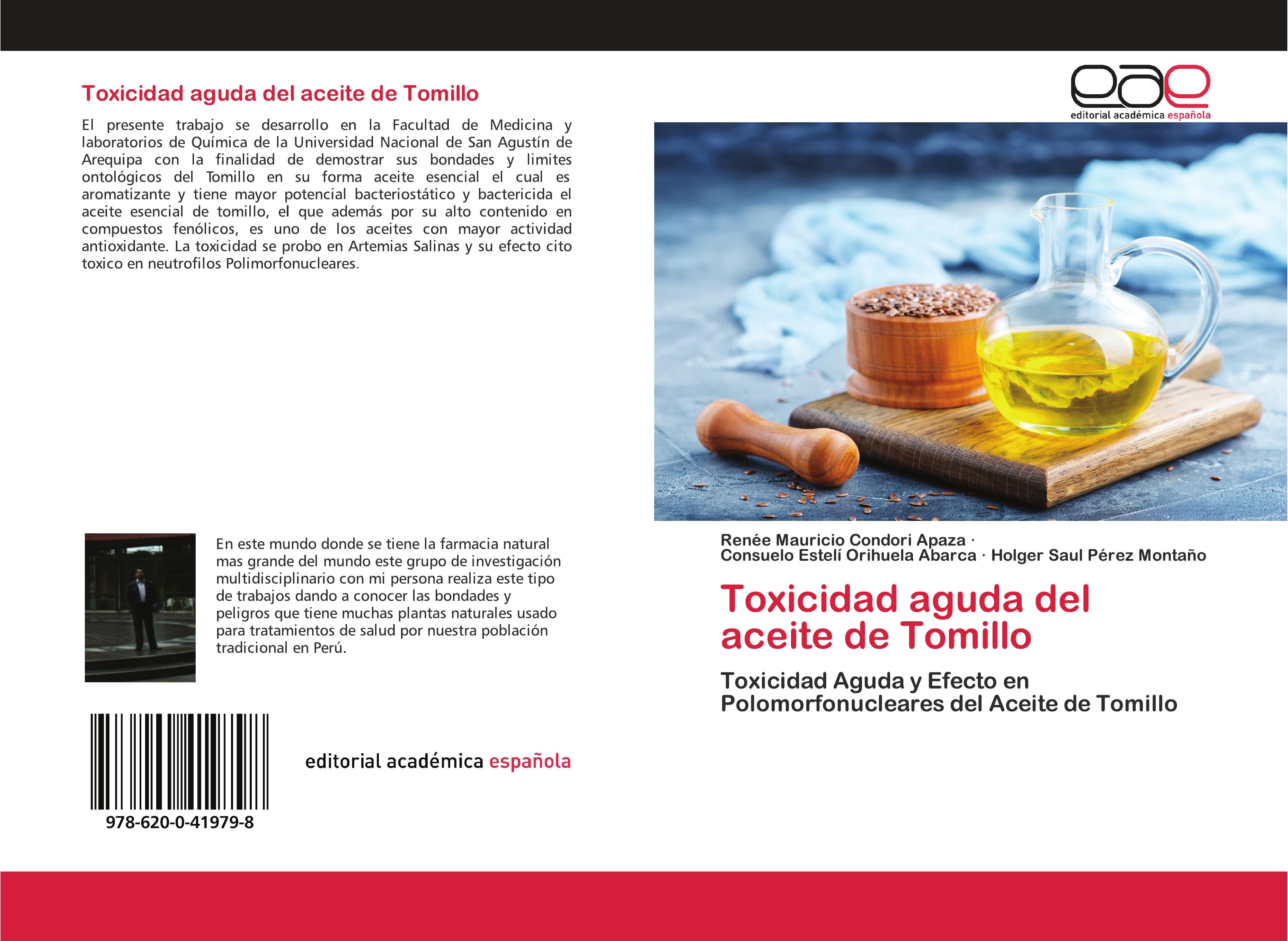 Toxicidad aguda del aceite de Tomillo