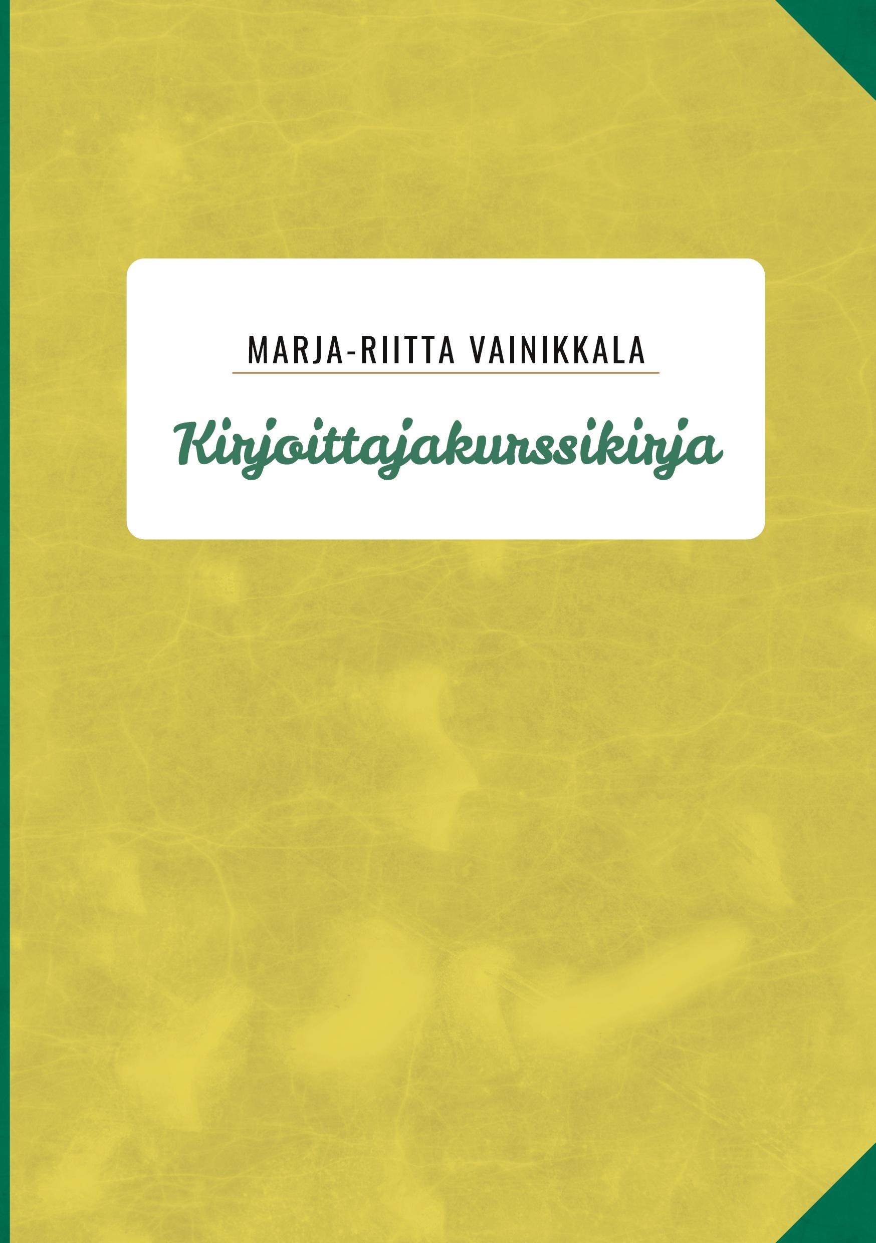 Kirjoittajakurssikirja