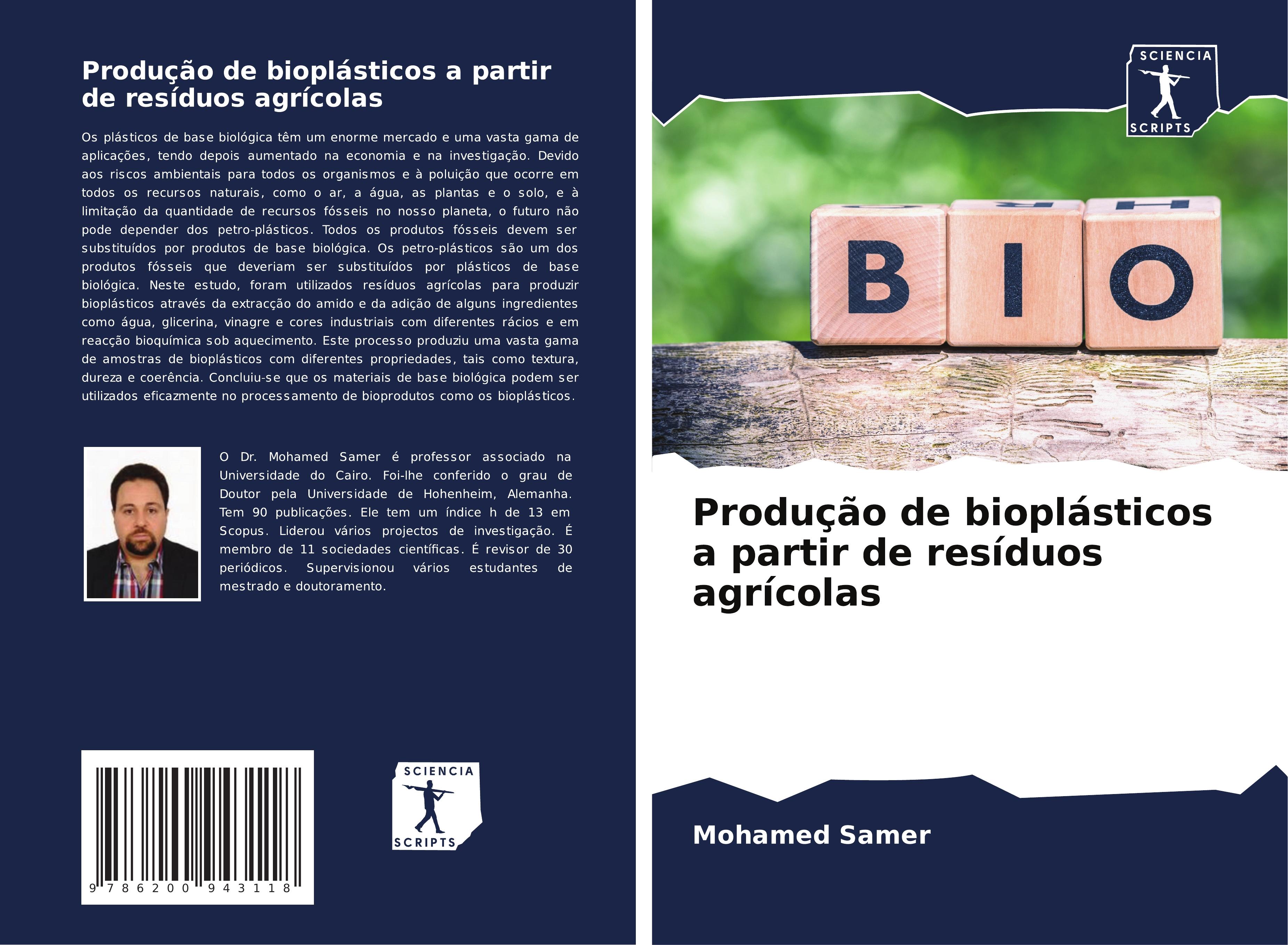 Produção de bioplásticos a partir de resíduos agrícolas