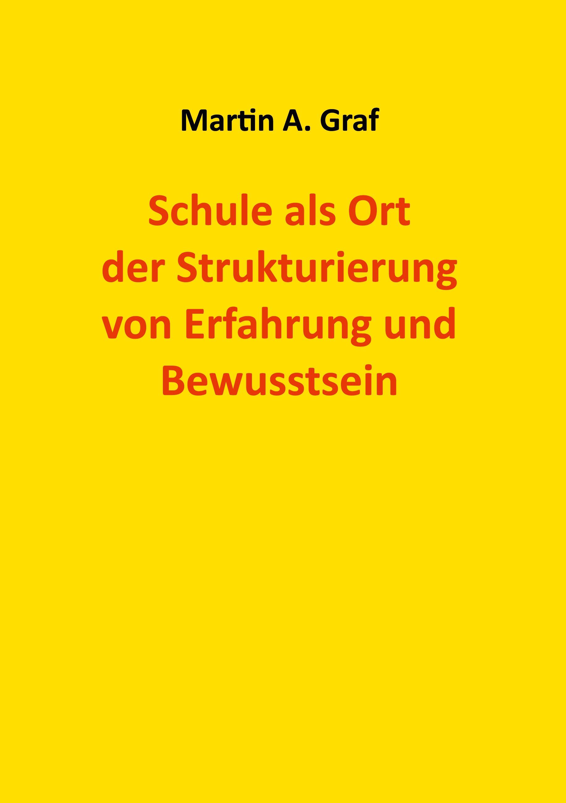 Schule als Ort der Strukturierung von Erfahrung und Bewusstsein