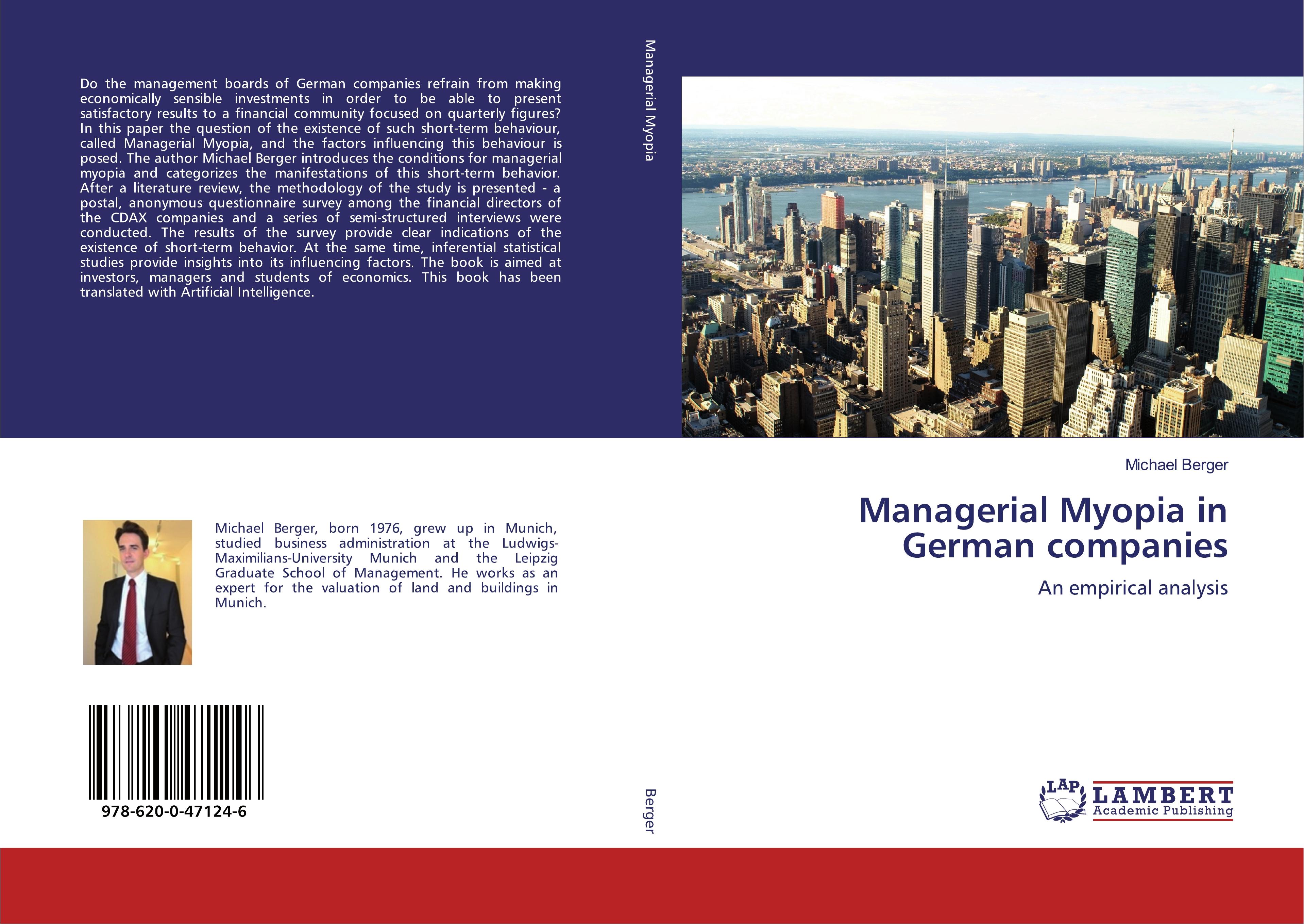 Managerial Myopia in German companies