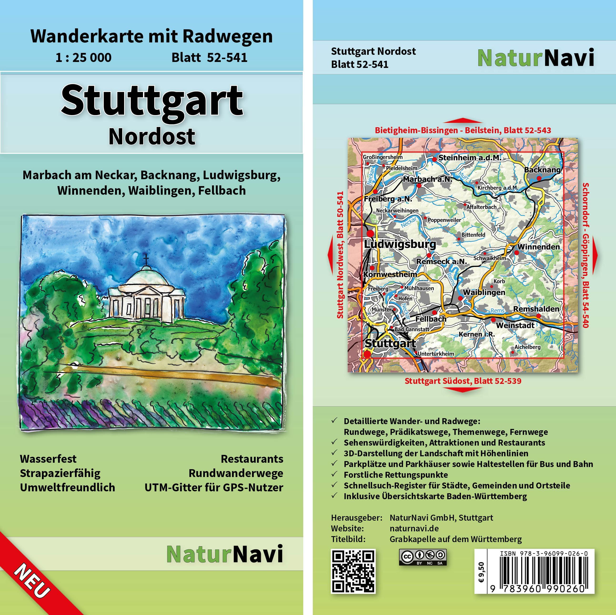 Stuttgart Nordost 1 : 25 000