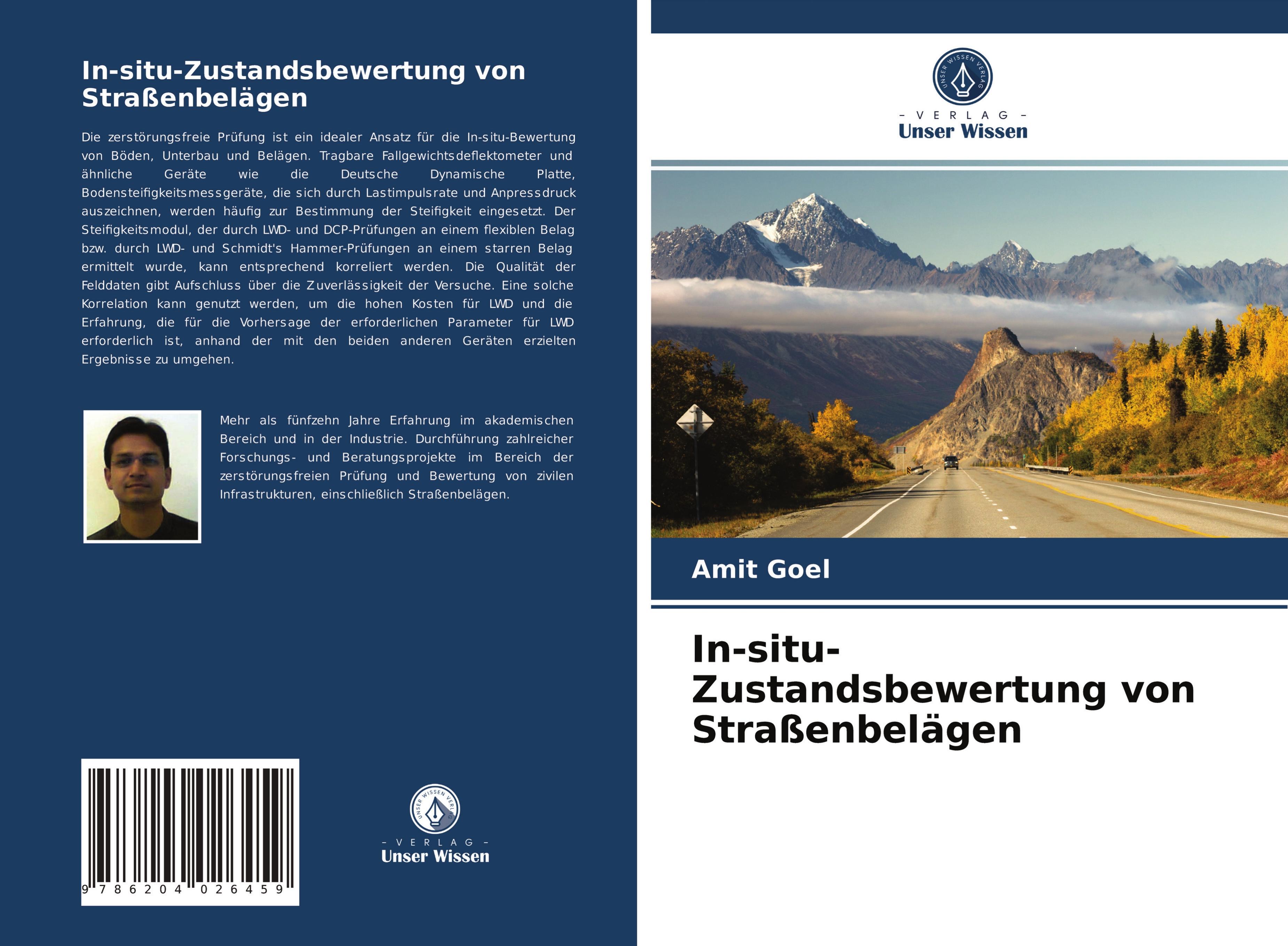 In-situ-Zustandsbewertung von Straßenbelägen