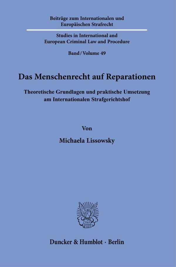 Das Menschenrecht auf Reparationen