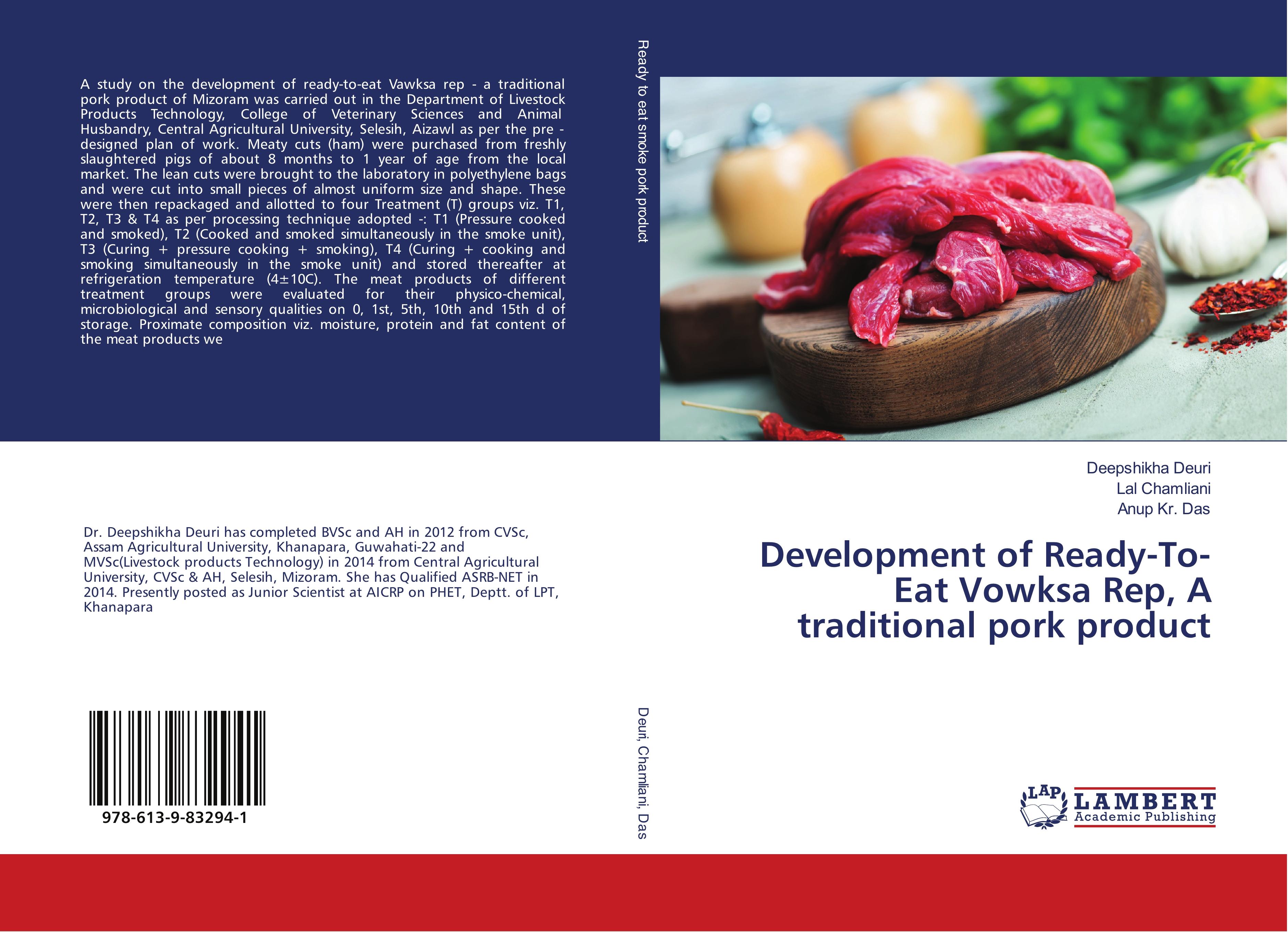 Development of Ready-To- Eat Vowksa Rep, A traditional pork product