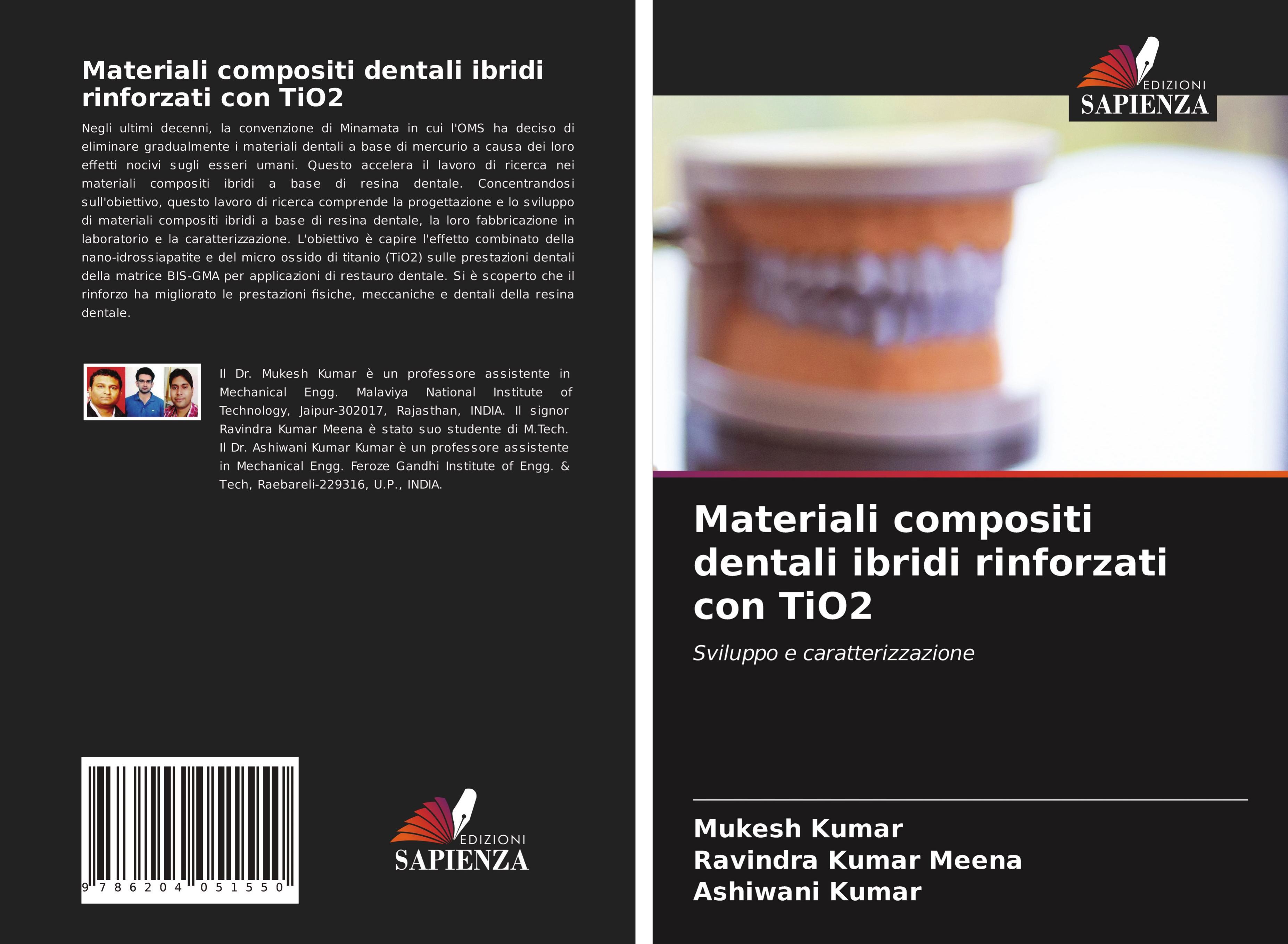 Materiali compositi dentali ibridi rinforzati con TiO2